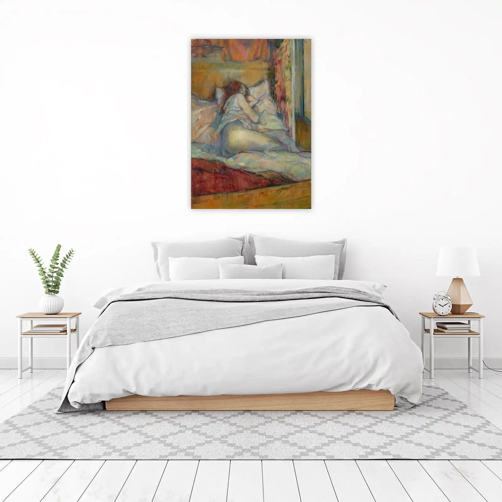 Art Nouveau Nude Bedroom Wall Art