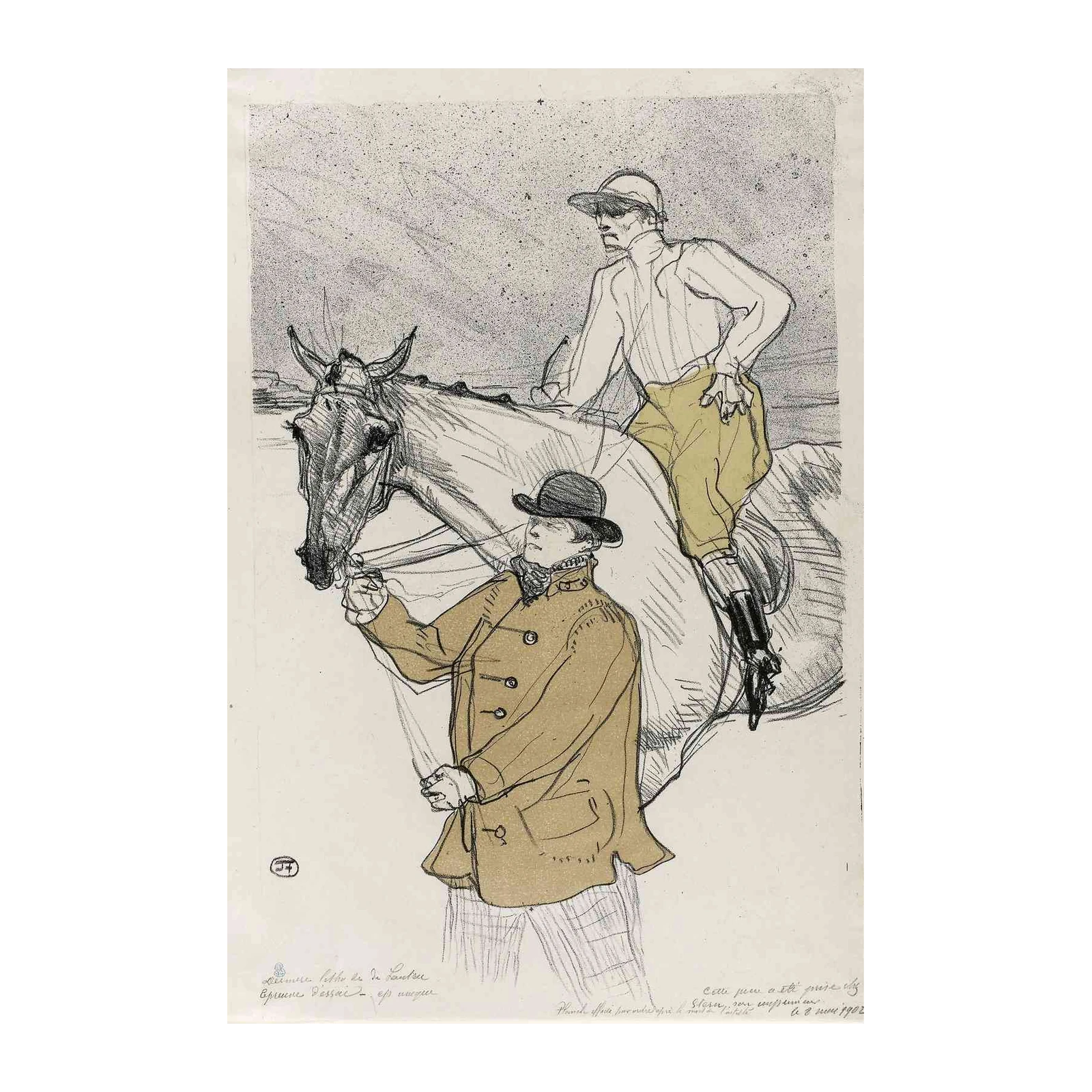 Horse Race Impressionist Art Wall Art