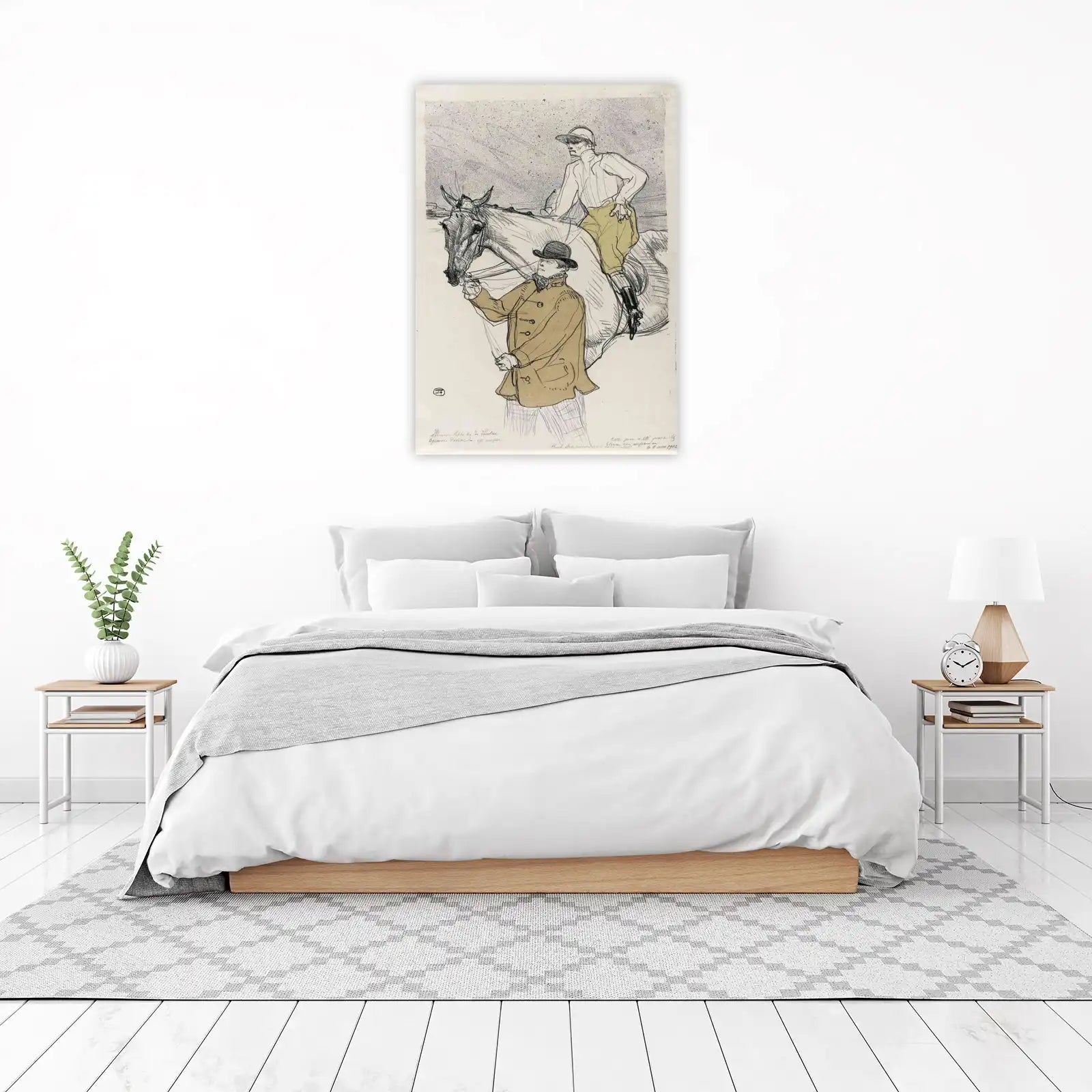 Horse Race Impressionist Art Wall Art