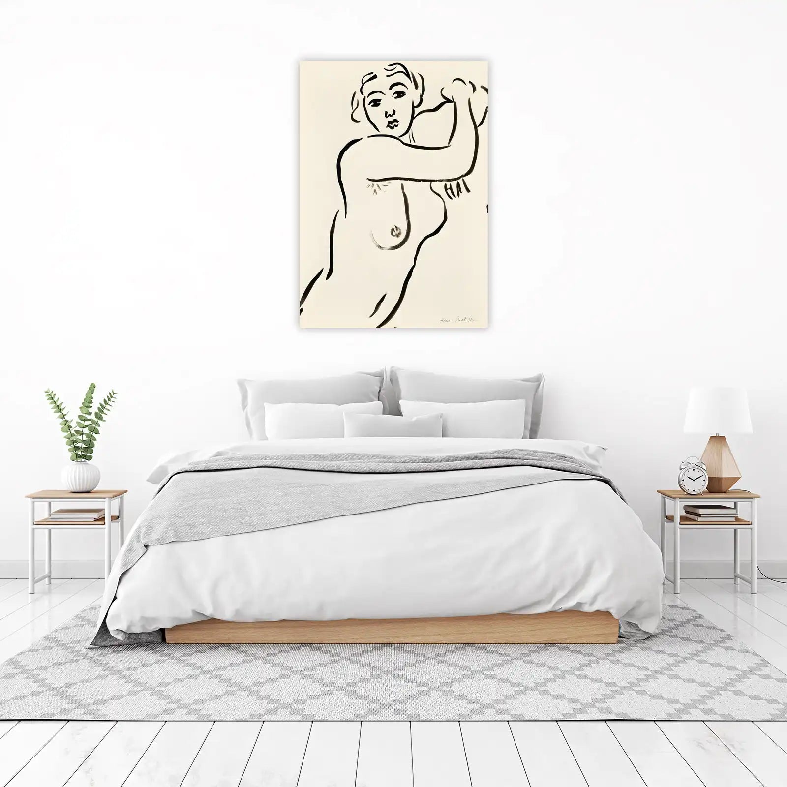 Abstract Nude Henri Matisse Style Wall Art