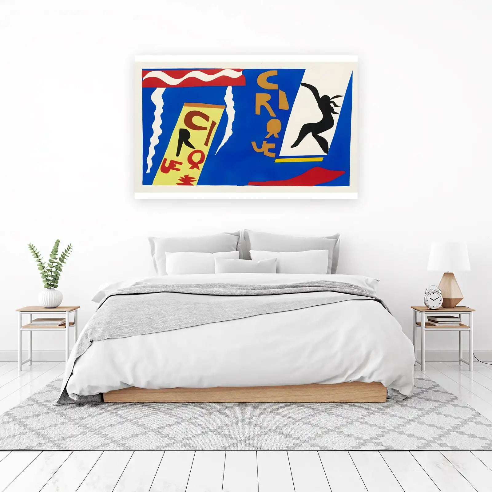 Vibrant Circus Dancer Wall Art