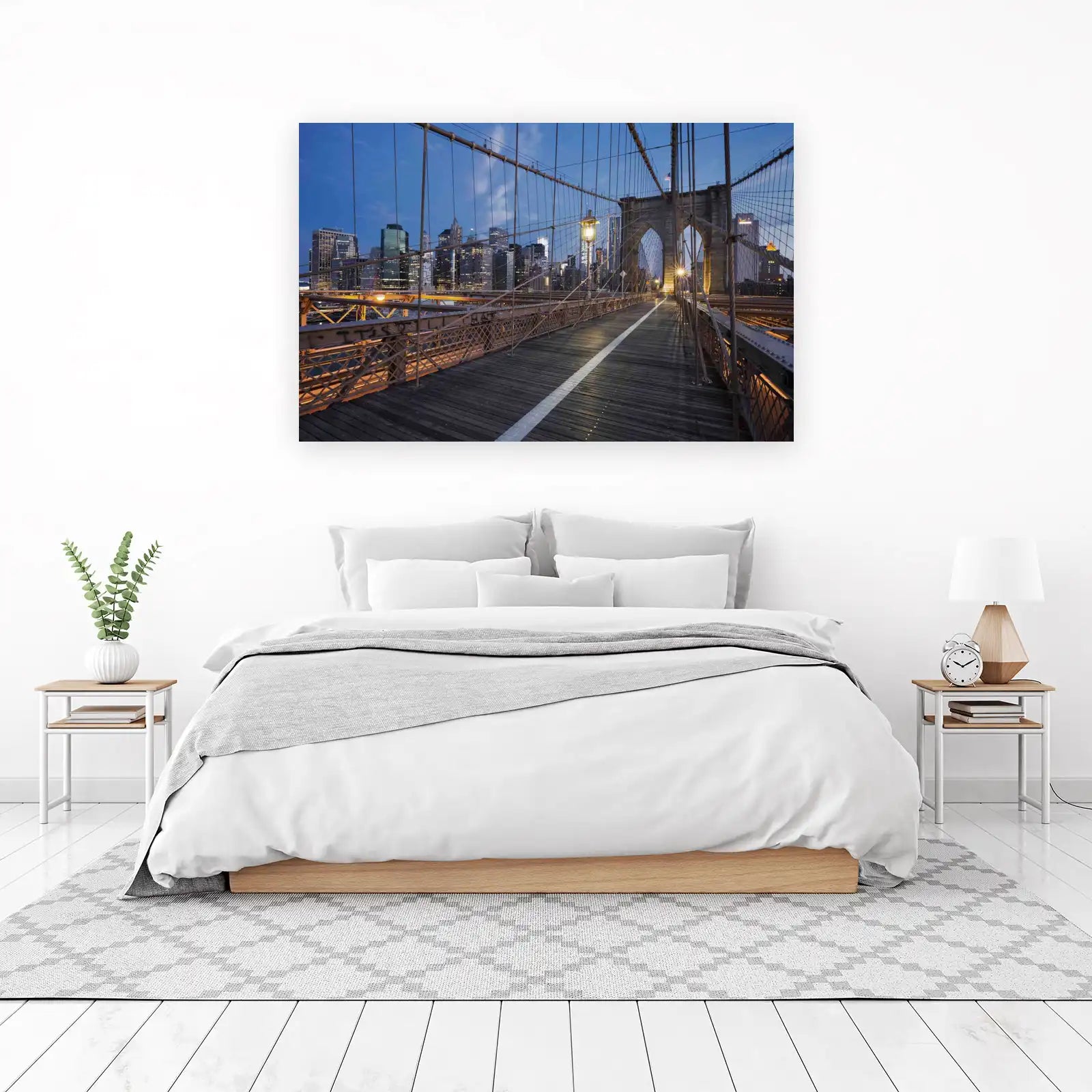 NYC Brooklyn Bridge Skyline Wall Art