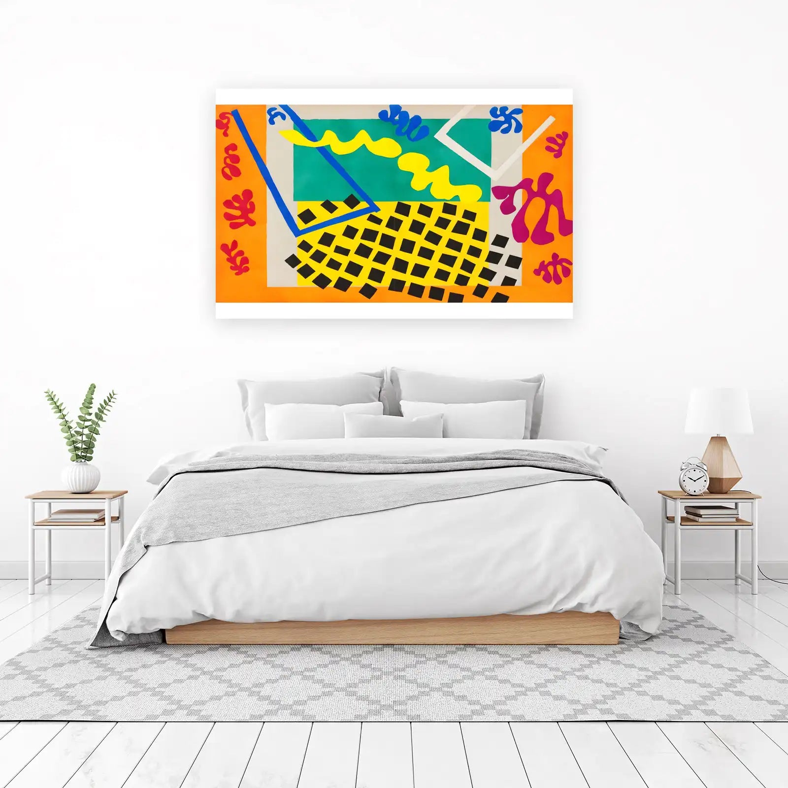Vibrant Cut-Outs Abstract Wall Art
