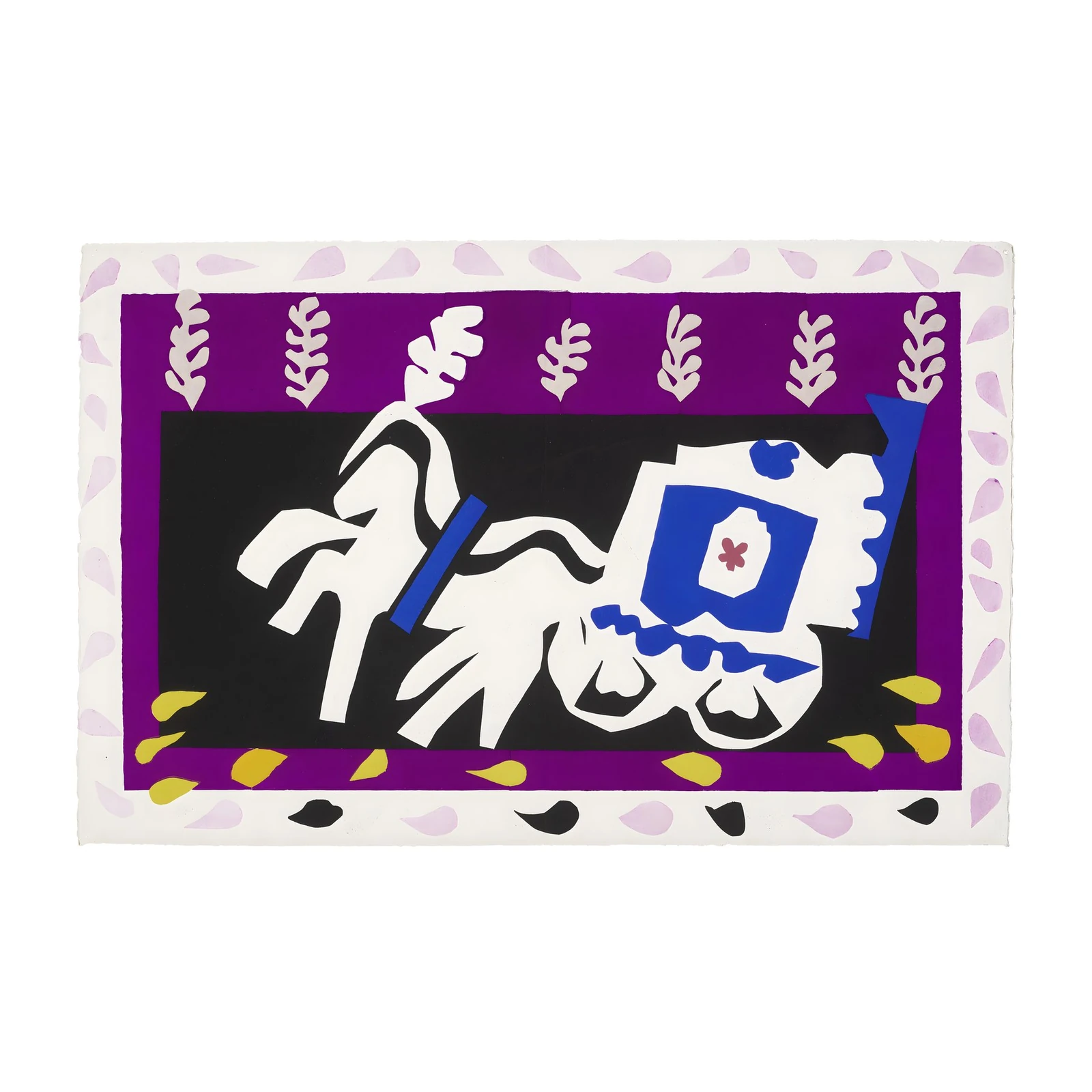 Henri Matisse Inspired Carousel Horse Wall Art