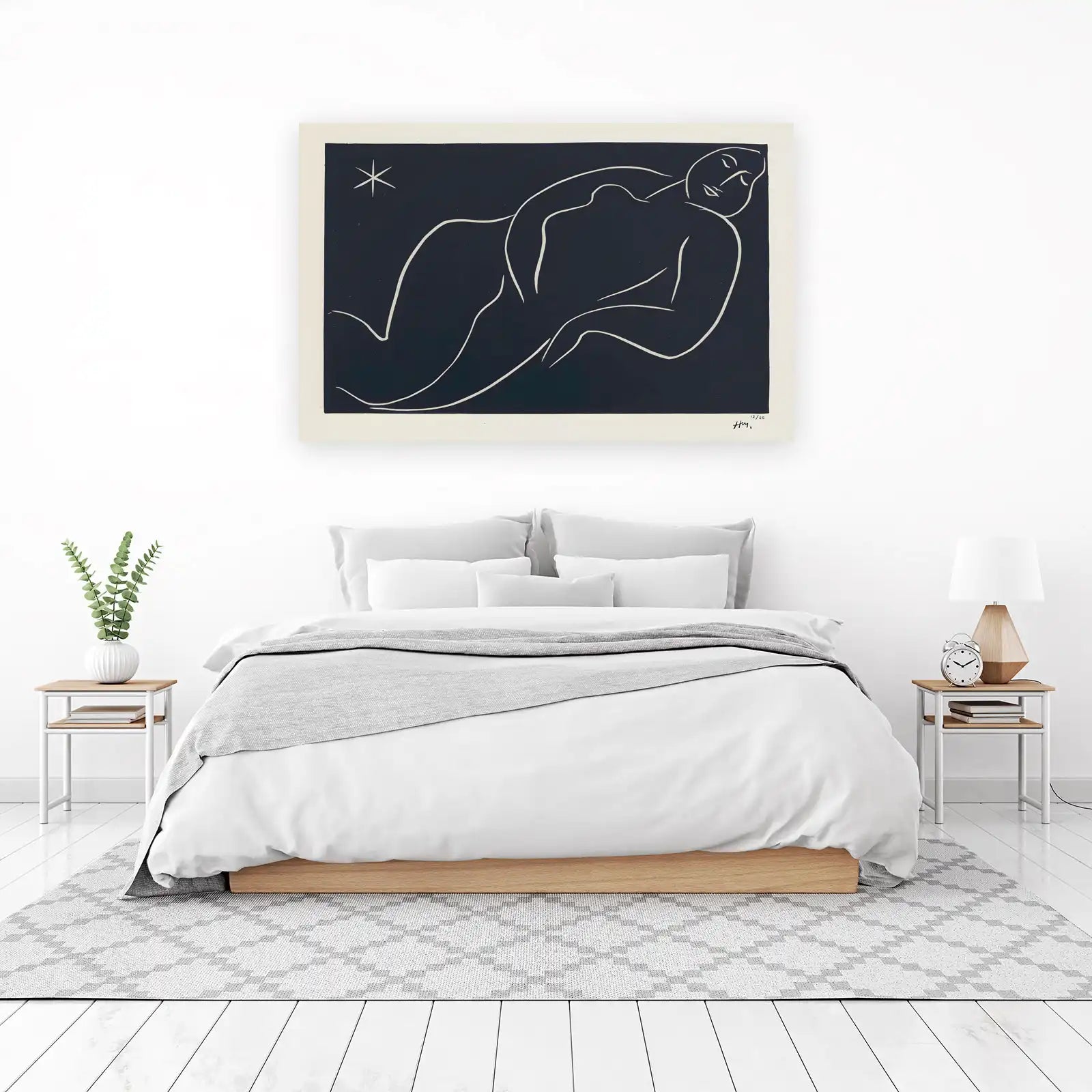 Elegant Nude Line Art Wall Art