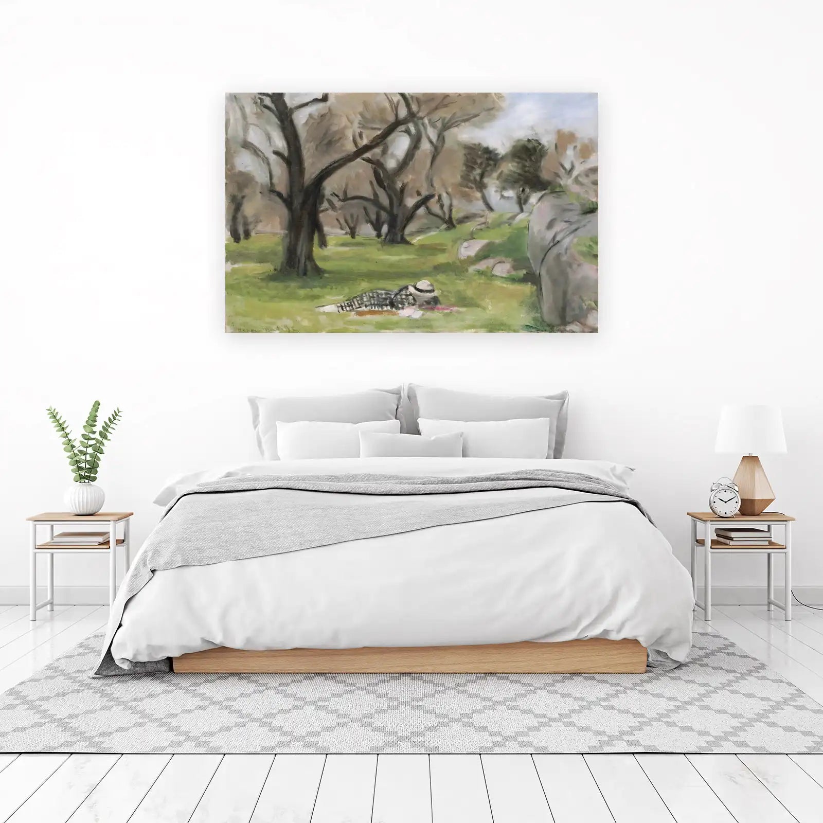 Relaxing Picnic Landscape Wall Art