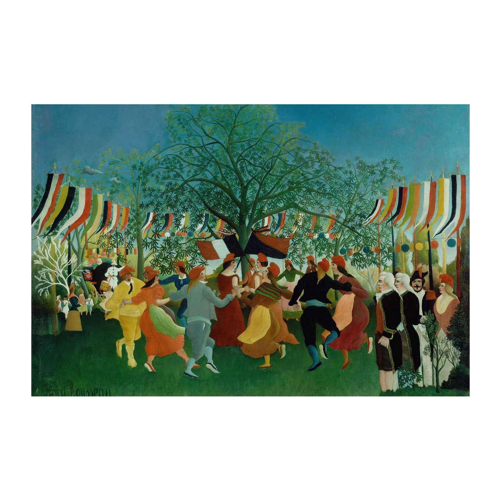 Vibrant Folk Dance Rousseau Wall Art