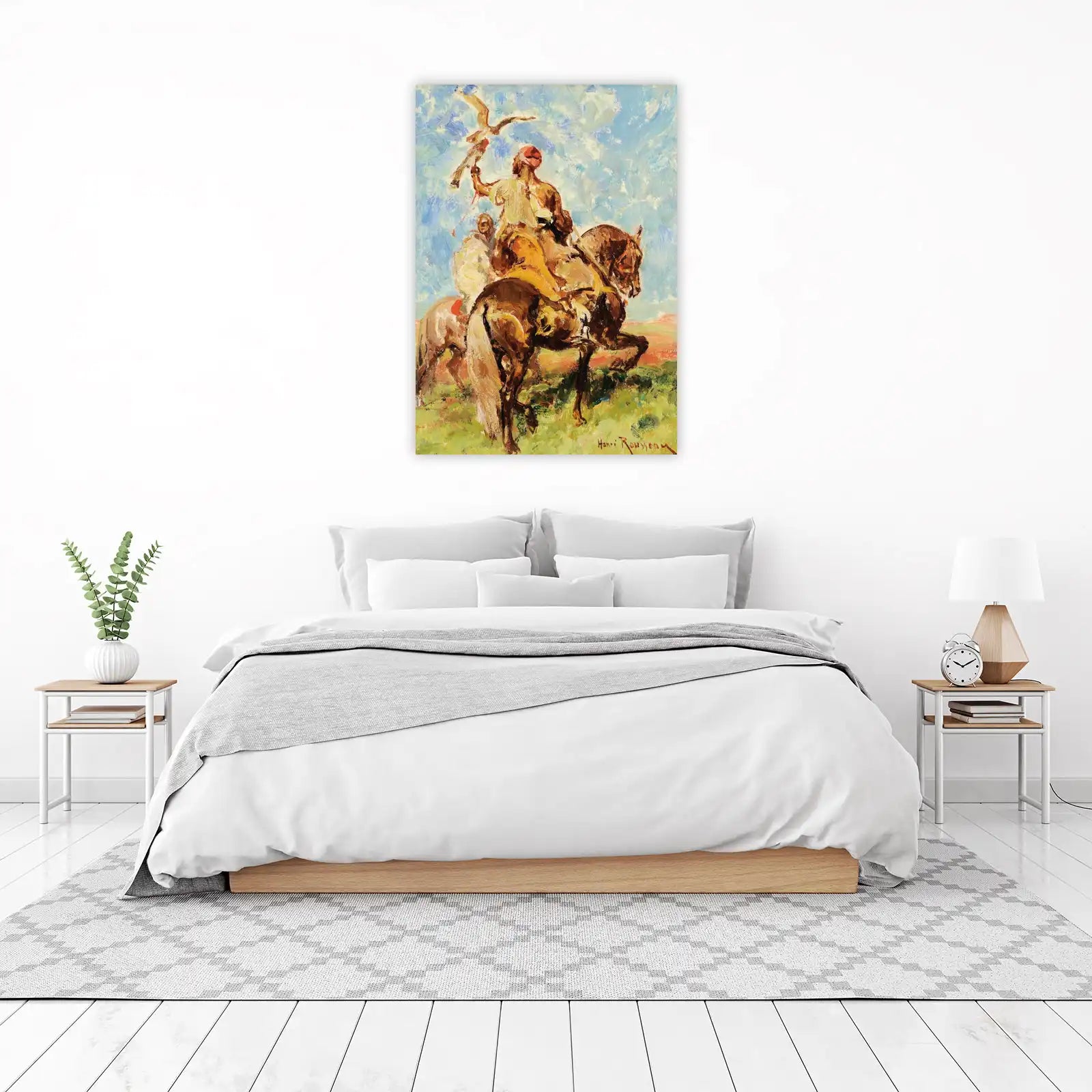 Falconry Rider Horseman Wall Art
