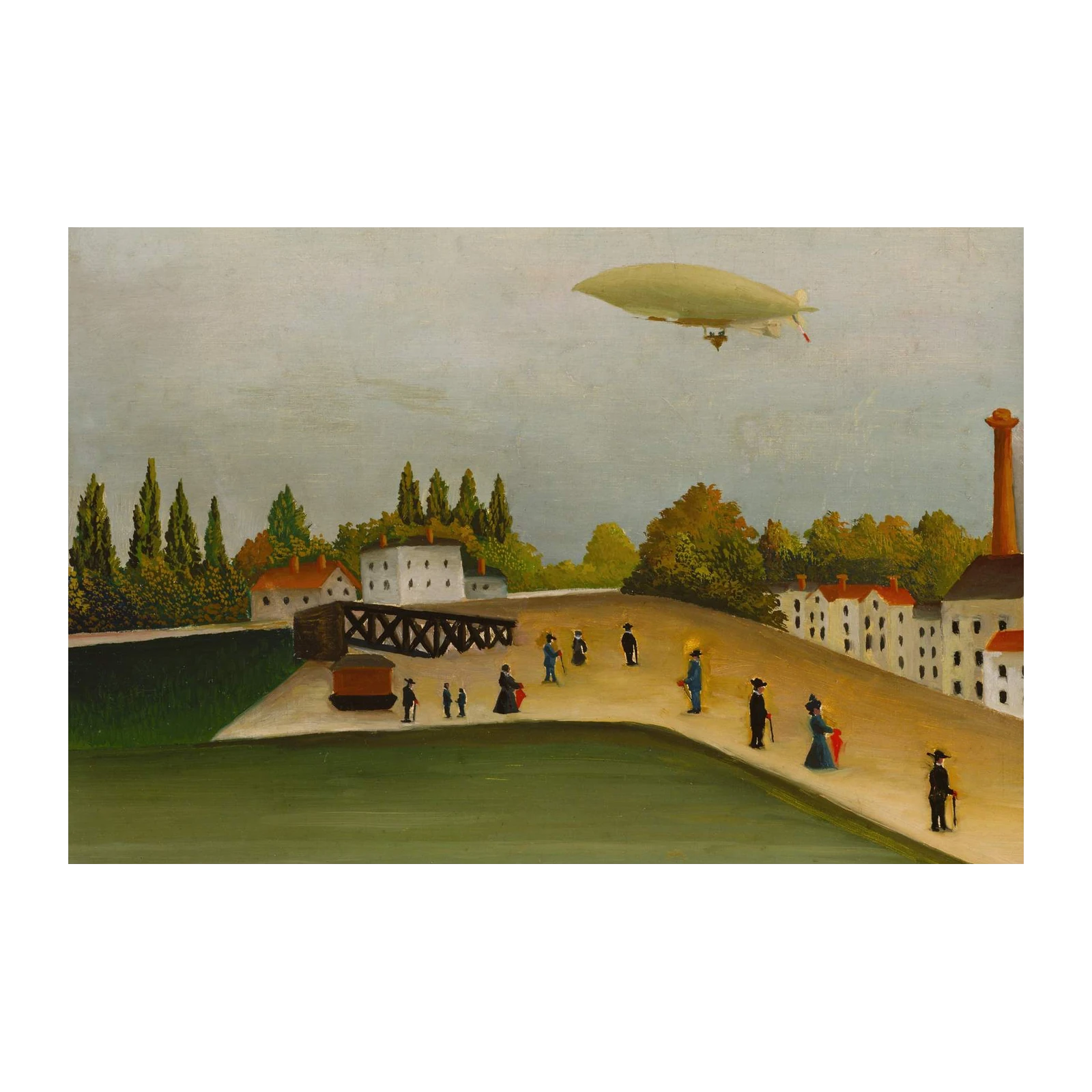 Voyage to the Unknown Blimp Wall Art