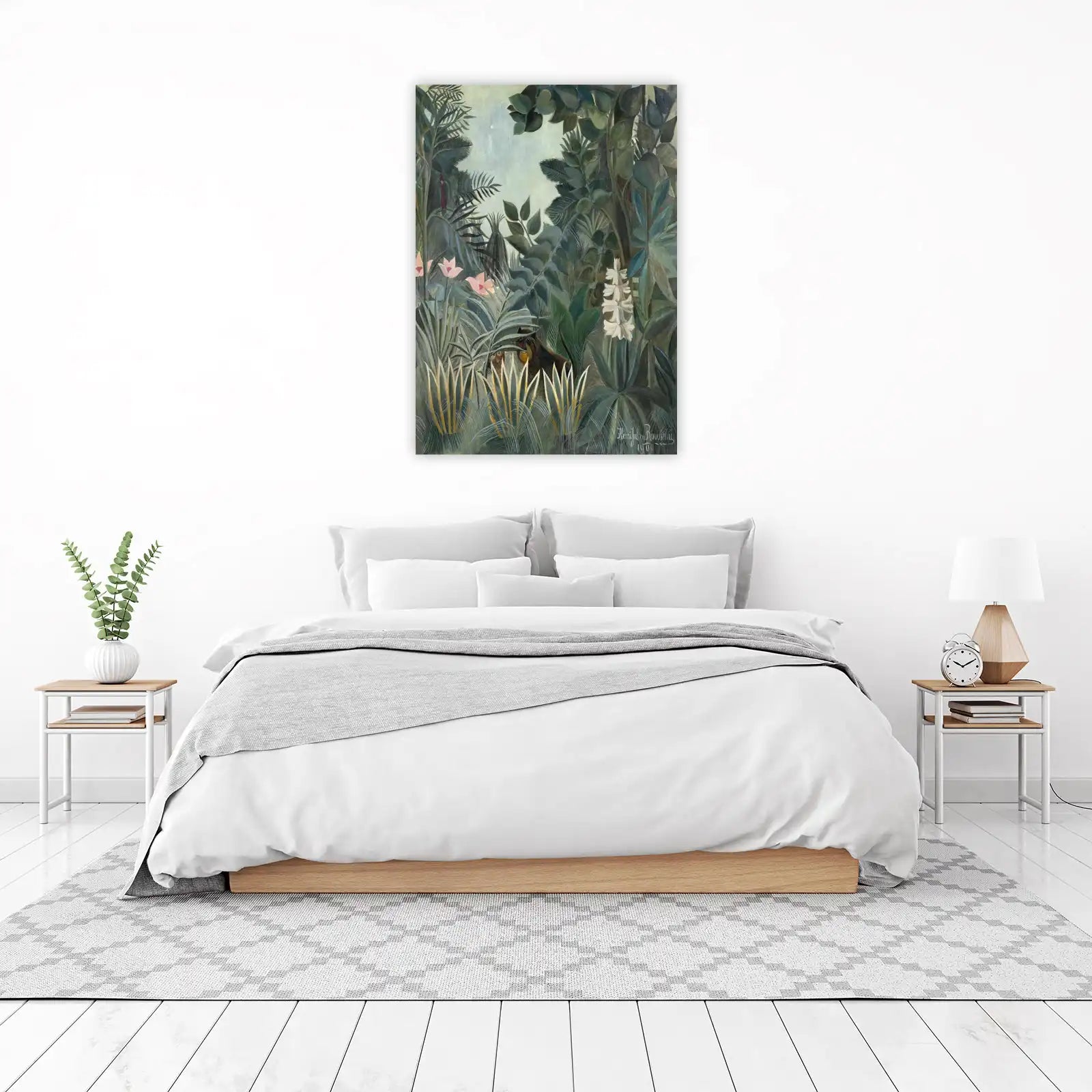 Enchanting Jungle Scene Henri Rousseau Wall Art
