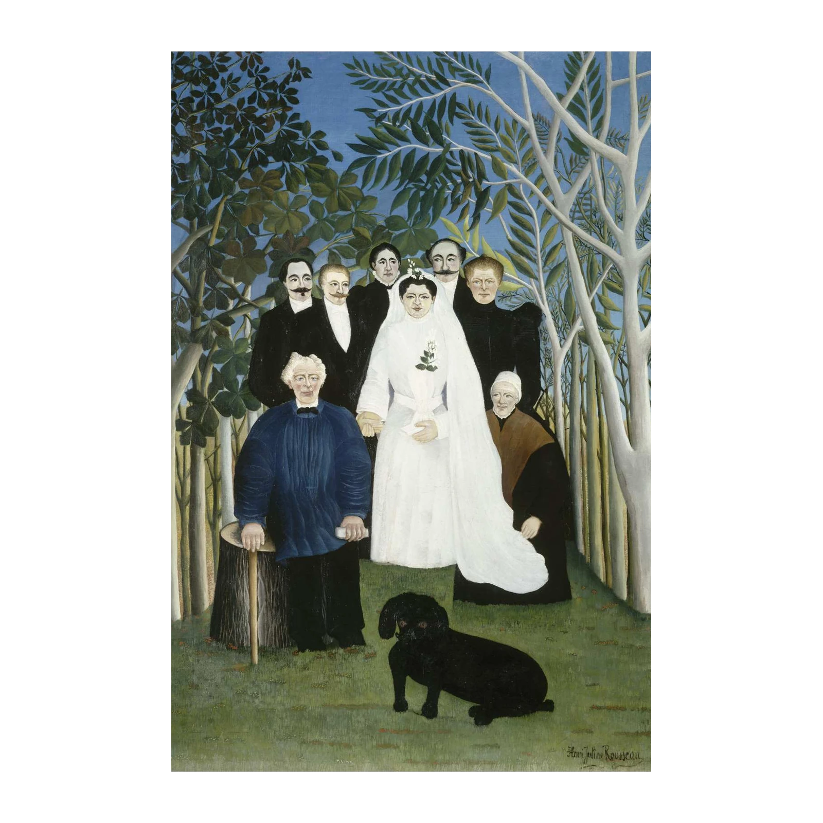 The Wedding in the Forest Wall Art