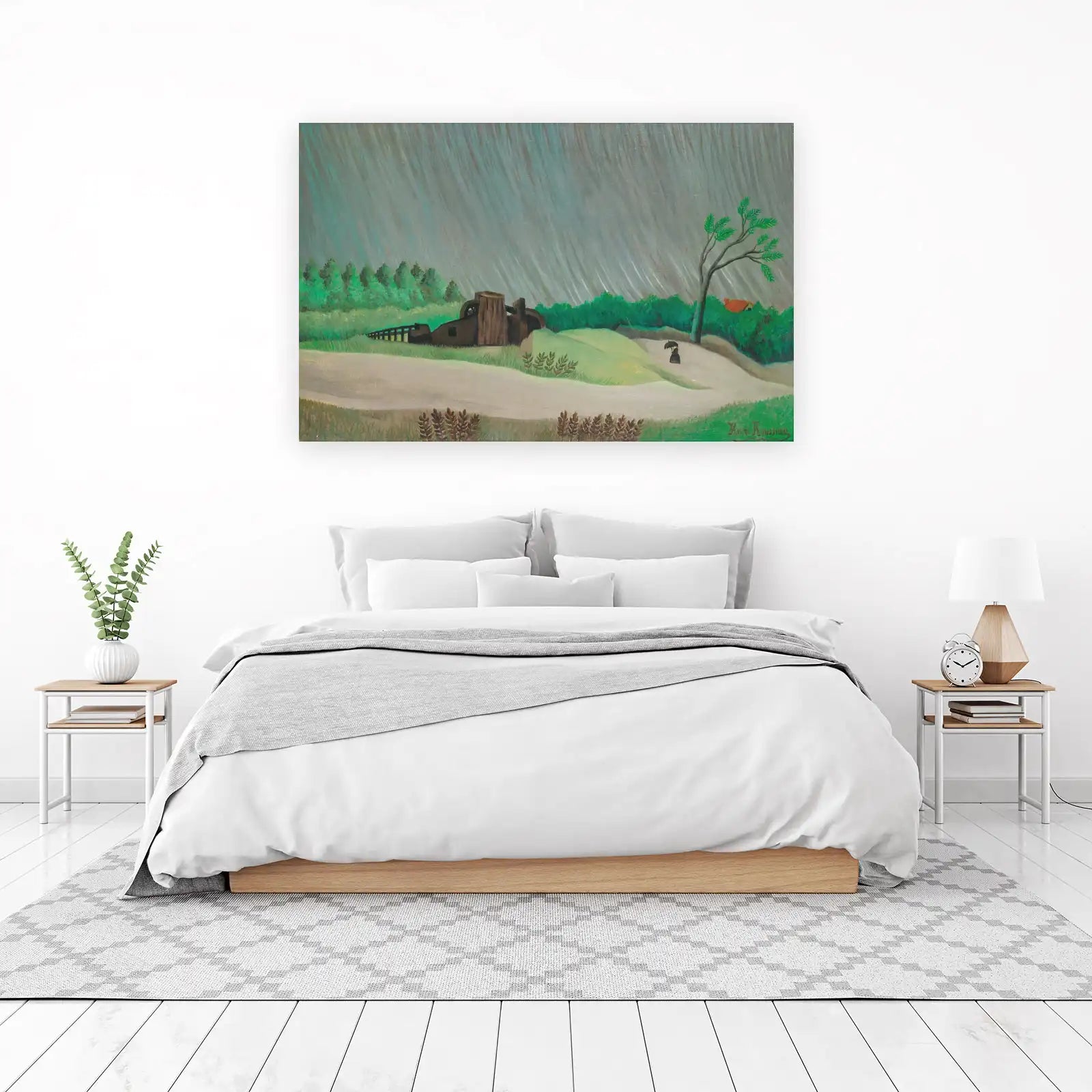 Rustic Storm Landscape Wall Art