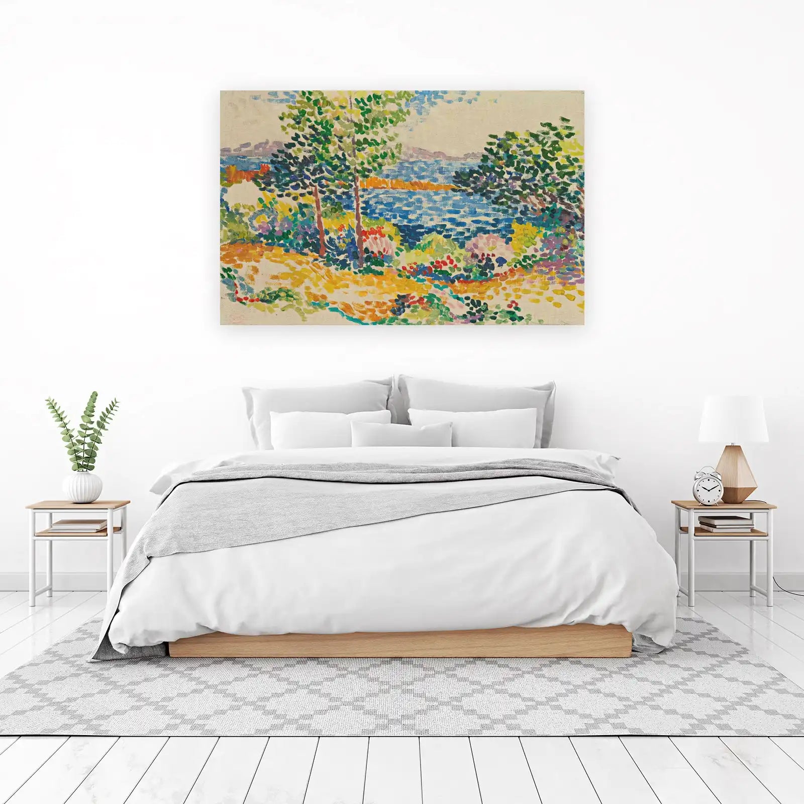 Vibrant Fauvist Seascape Wall Art