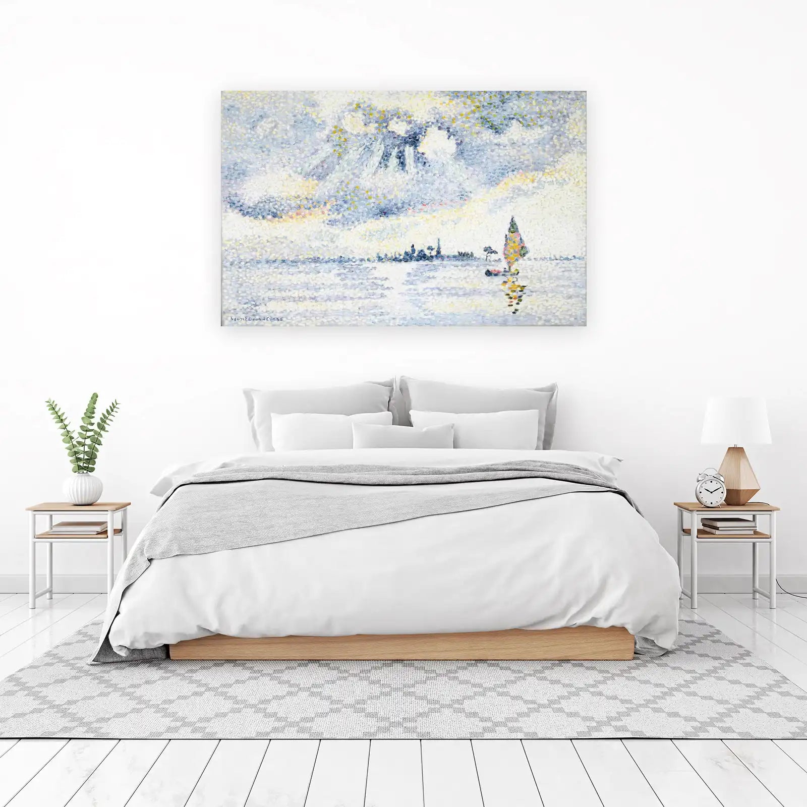 Impressionist Sailboat Seascape Wall Art