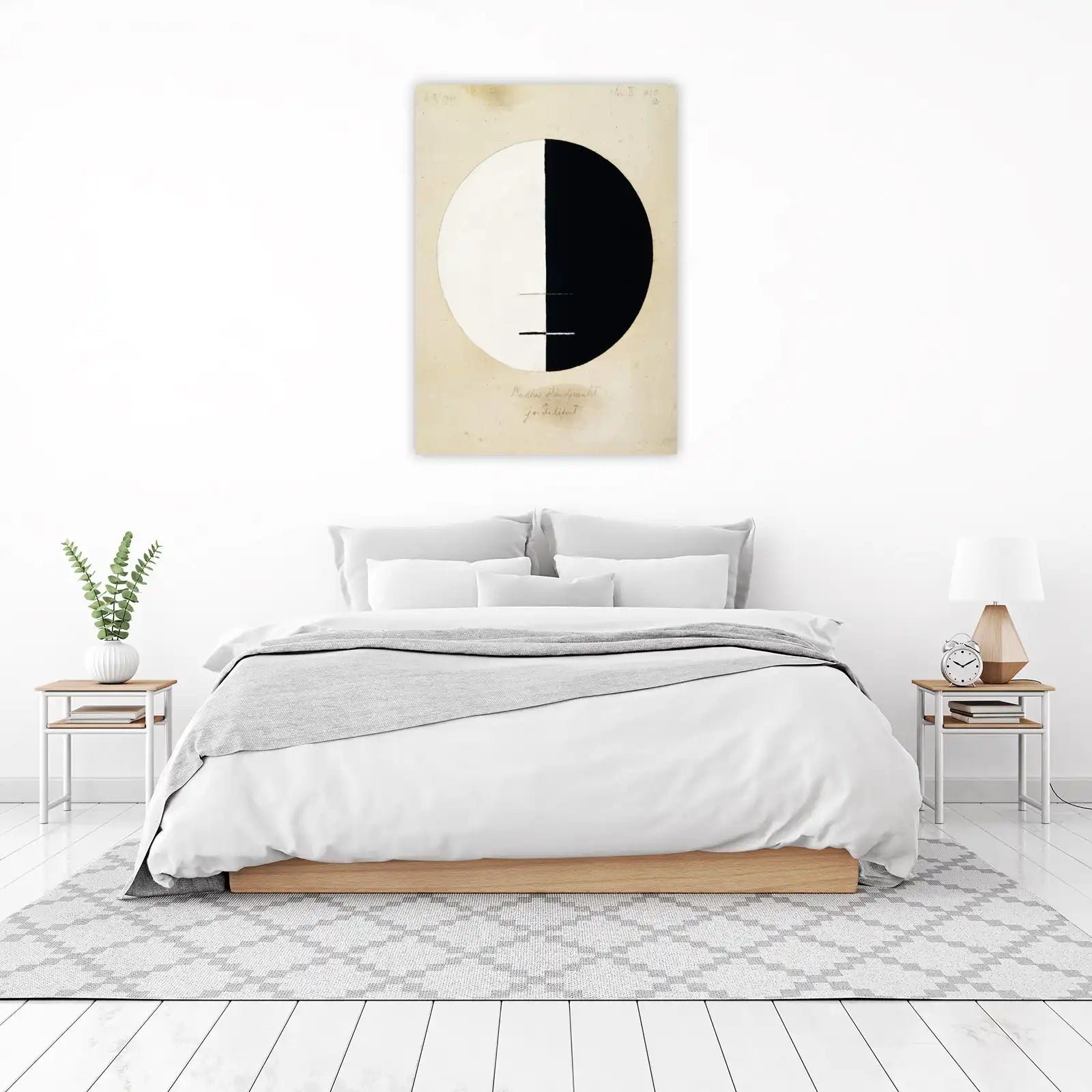Abstract Geometric Circle Wall Art