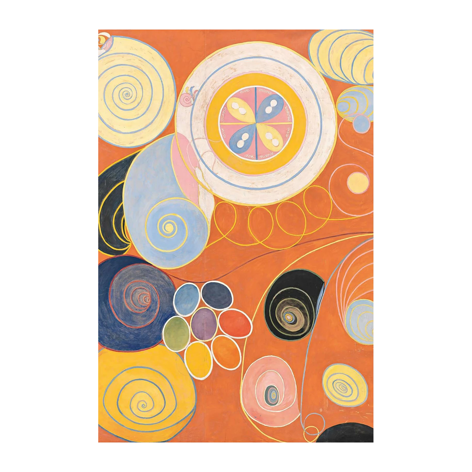 Mystic Spirals Abstract Art Wall Art