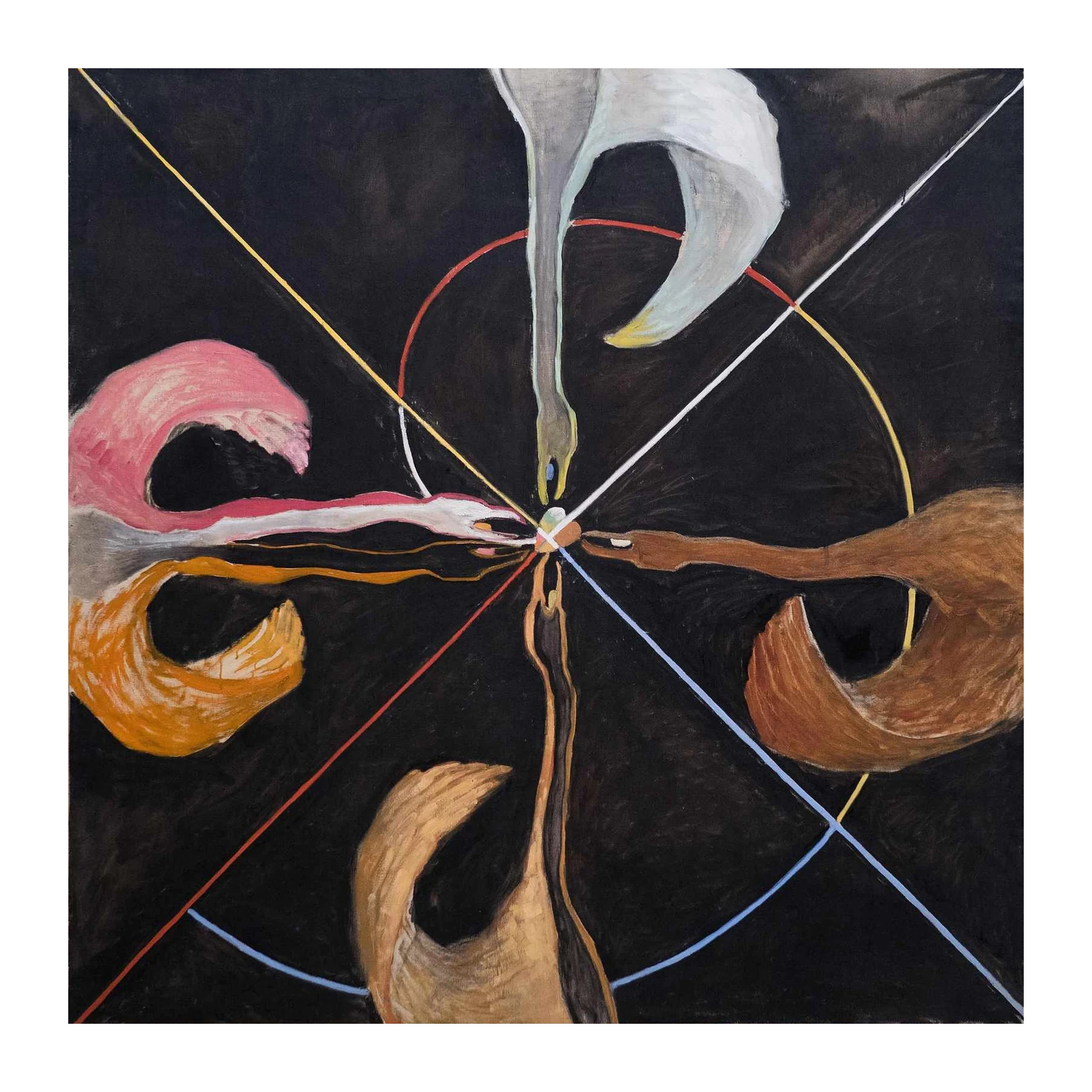Abstract Swirls & Lines Wall Art