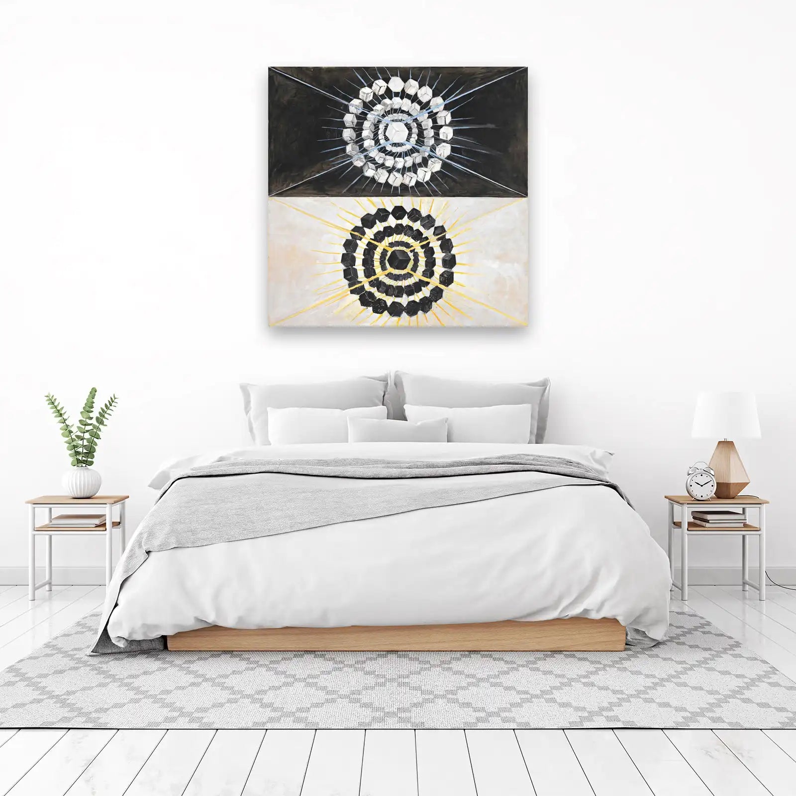 Geometric Radiance Abstract Art Wall Art