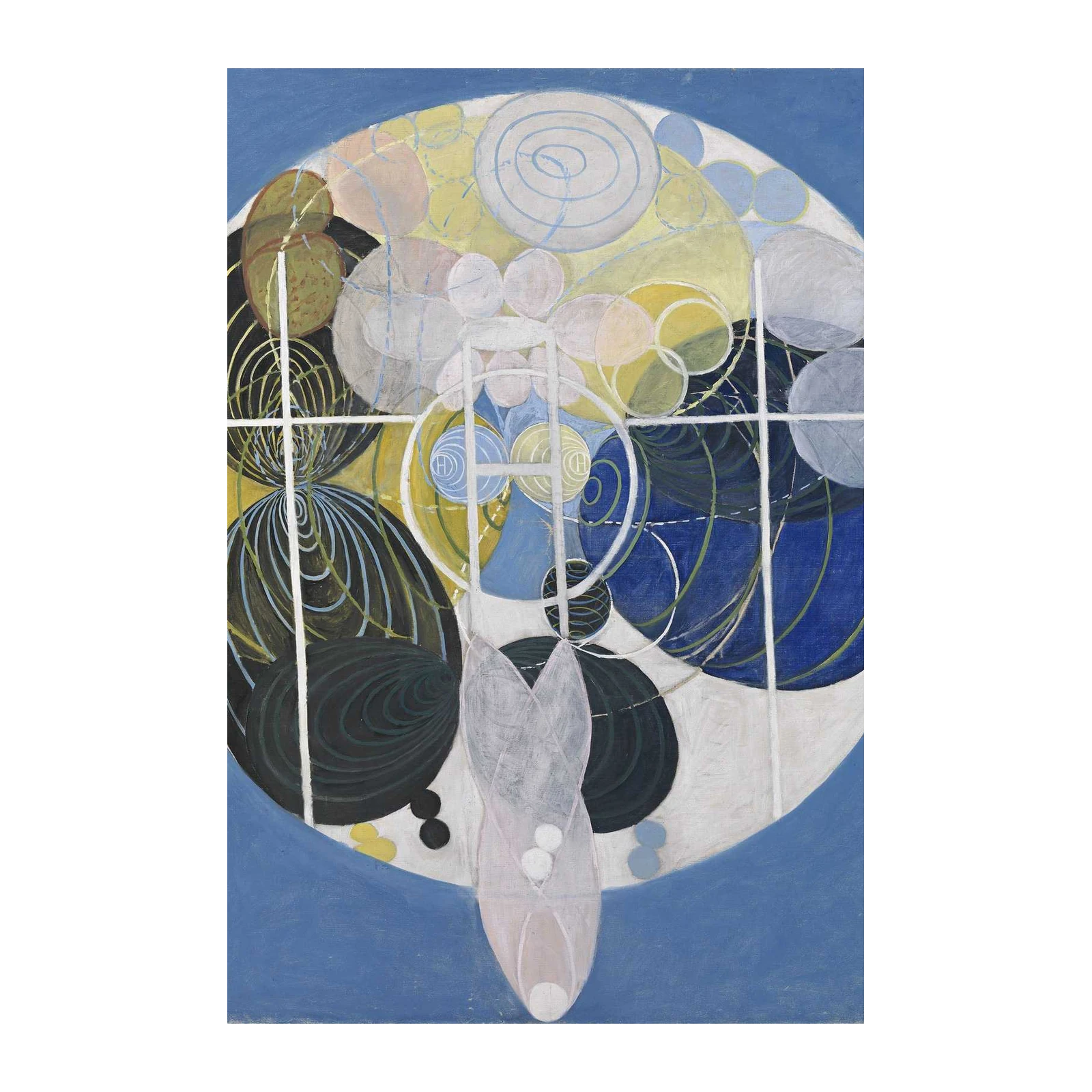Mystical Circles Abstract Wall Art