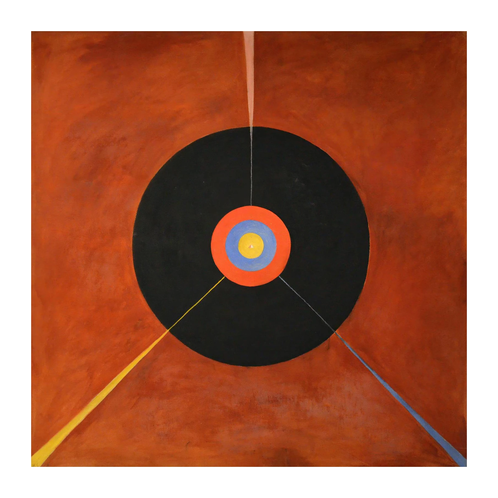 Vibrant Geometric Target Wall Art