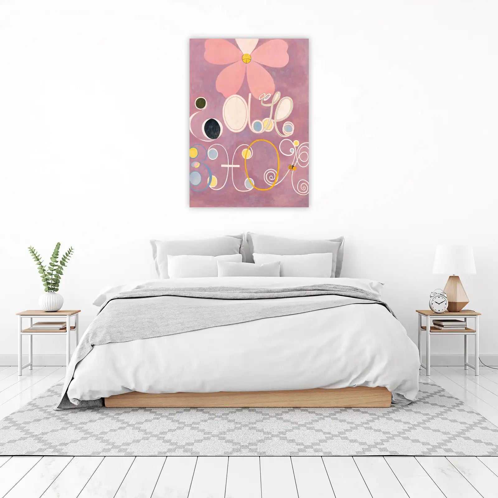 Abstract Floral Harmony Wall Art