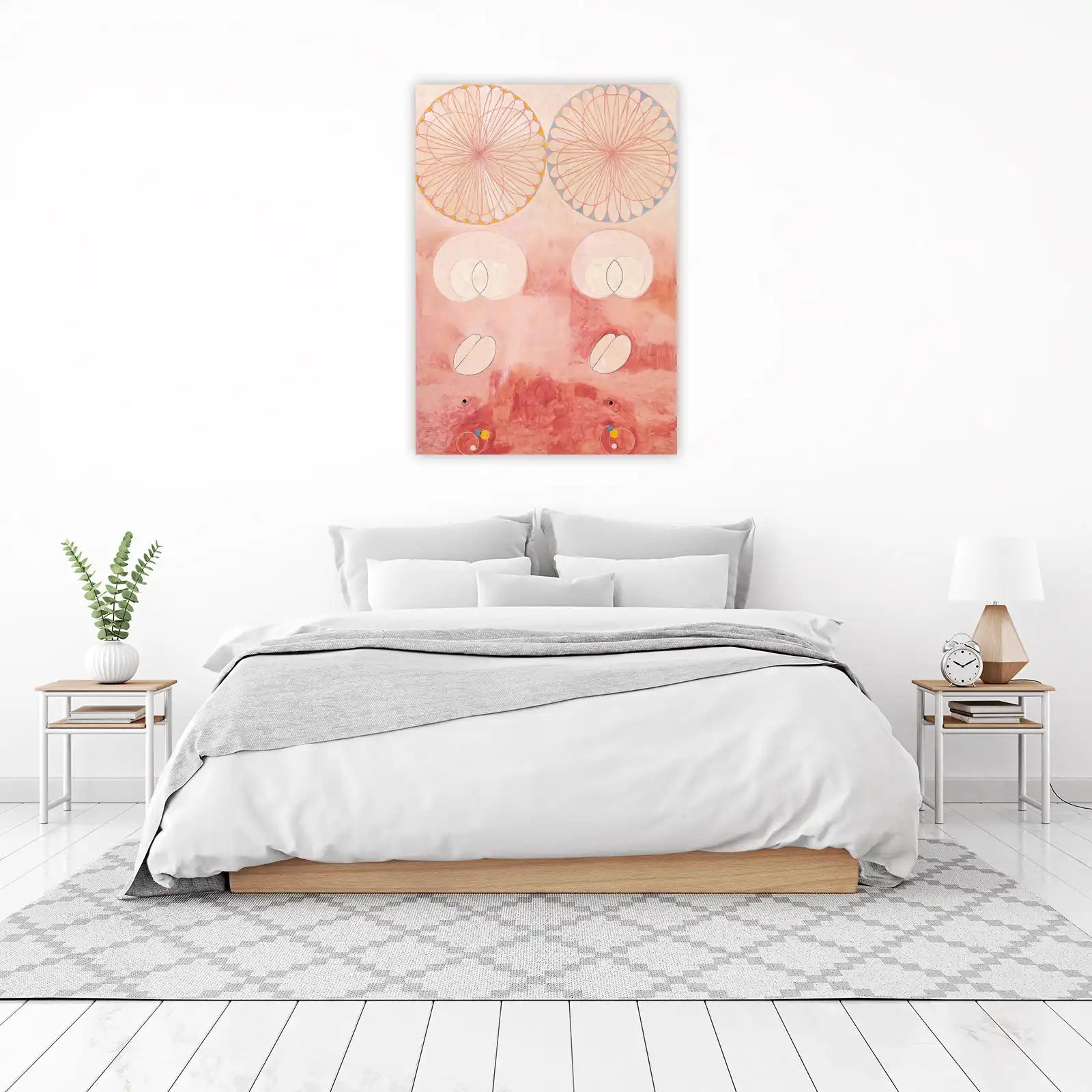 Abstract Floral Symmetry Wall Art