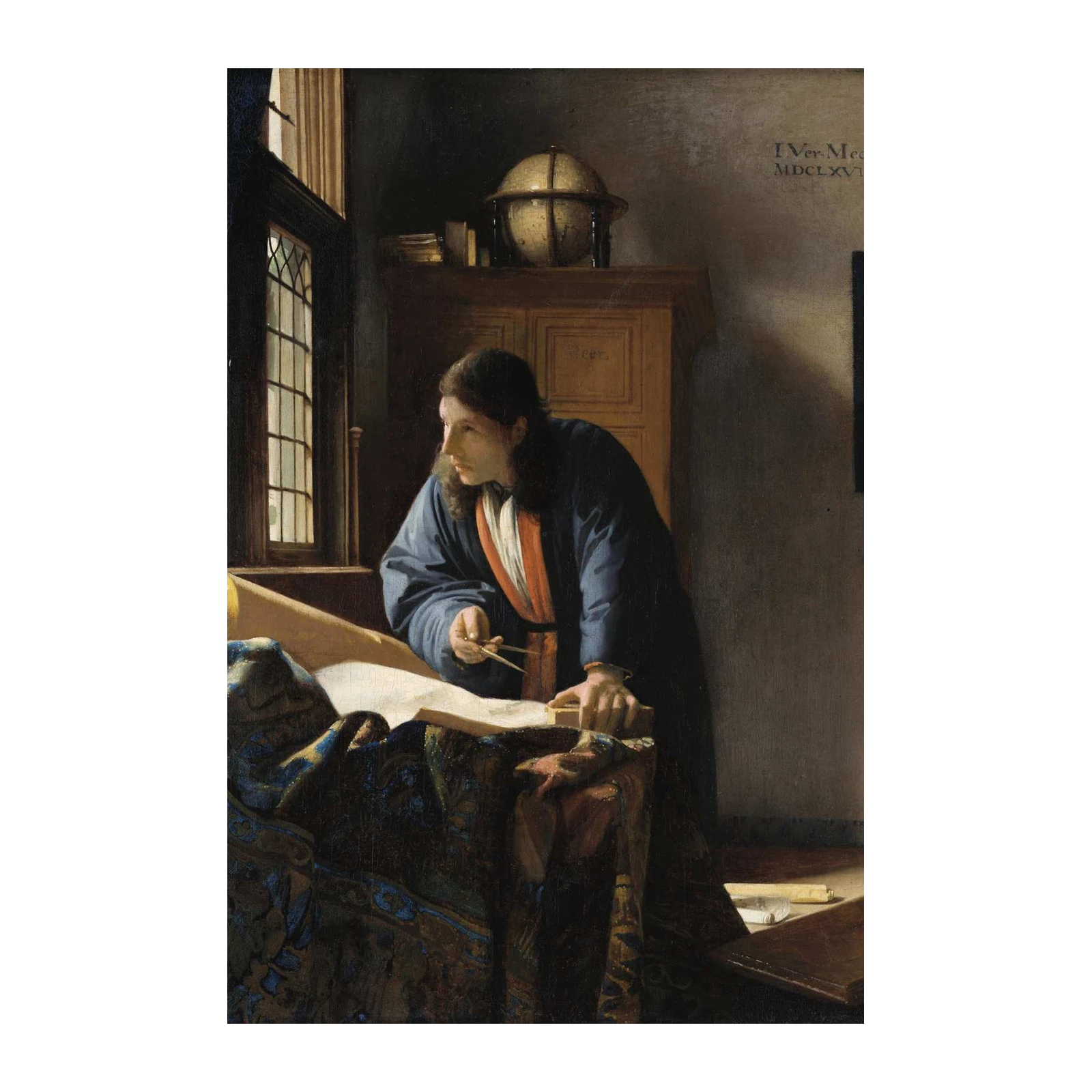 The Astronomer Vermeer Wall Art