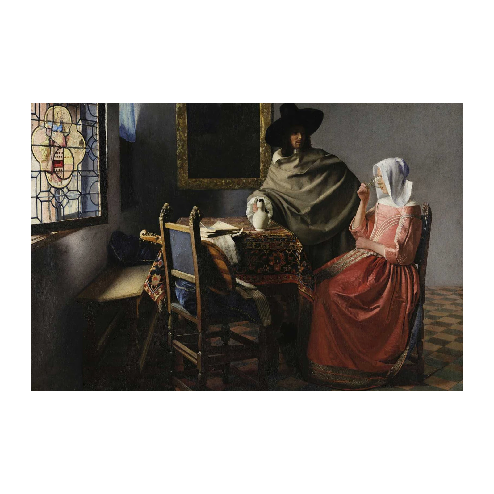 The Love Letter Vermeer Wall Art