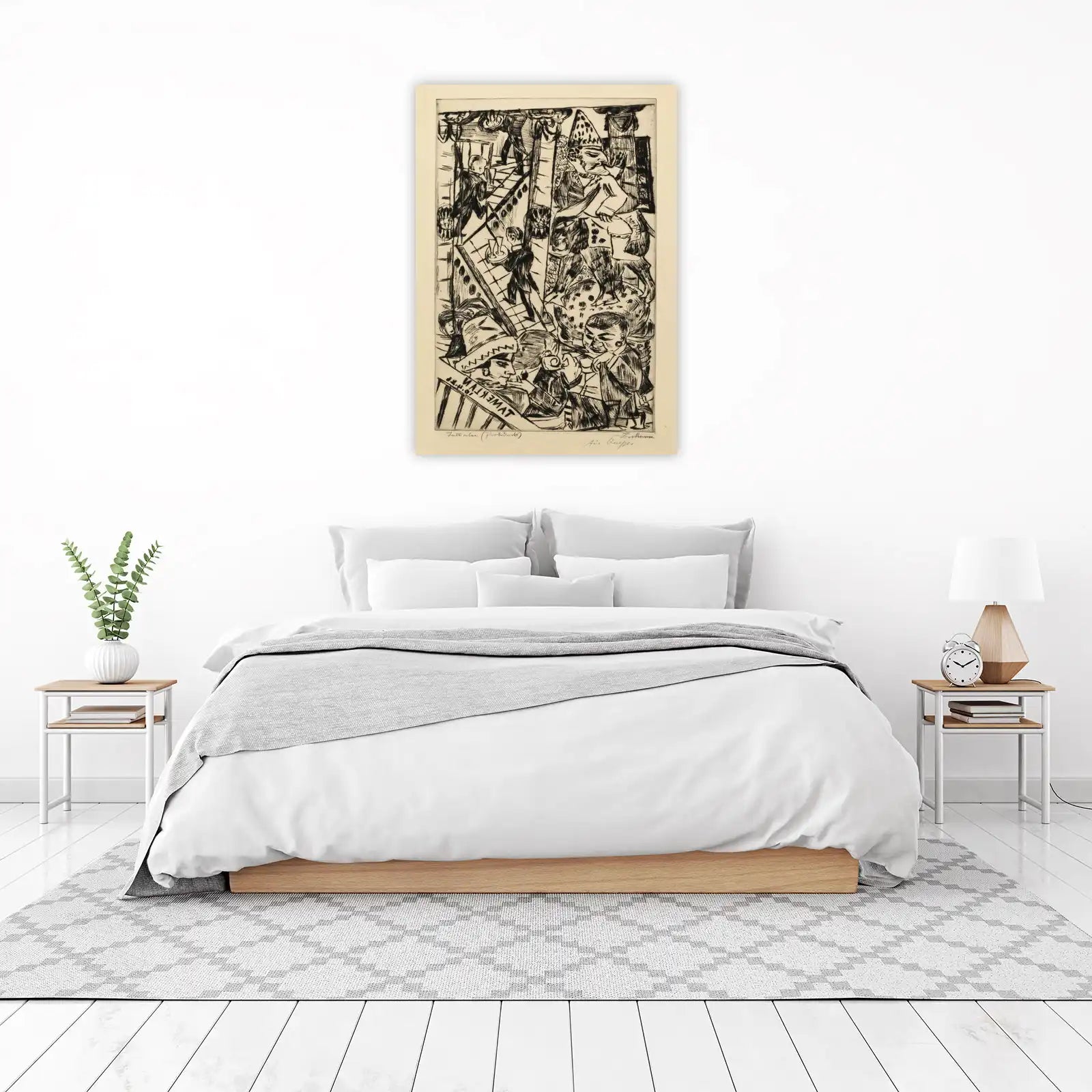 Expressionist Street Scene Wall Art