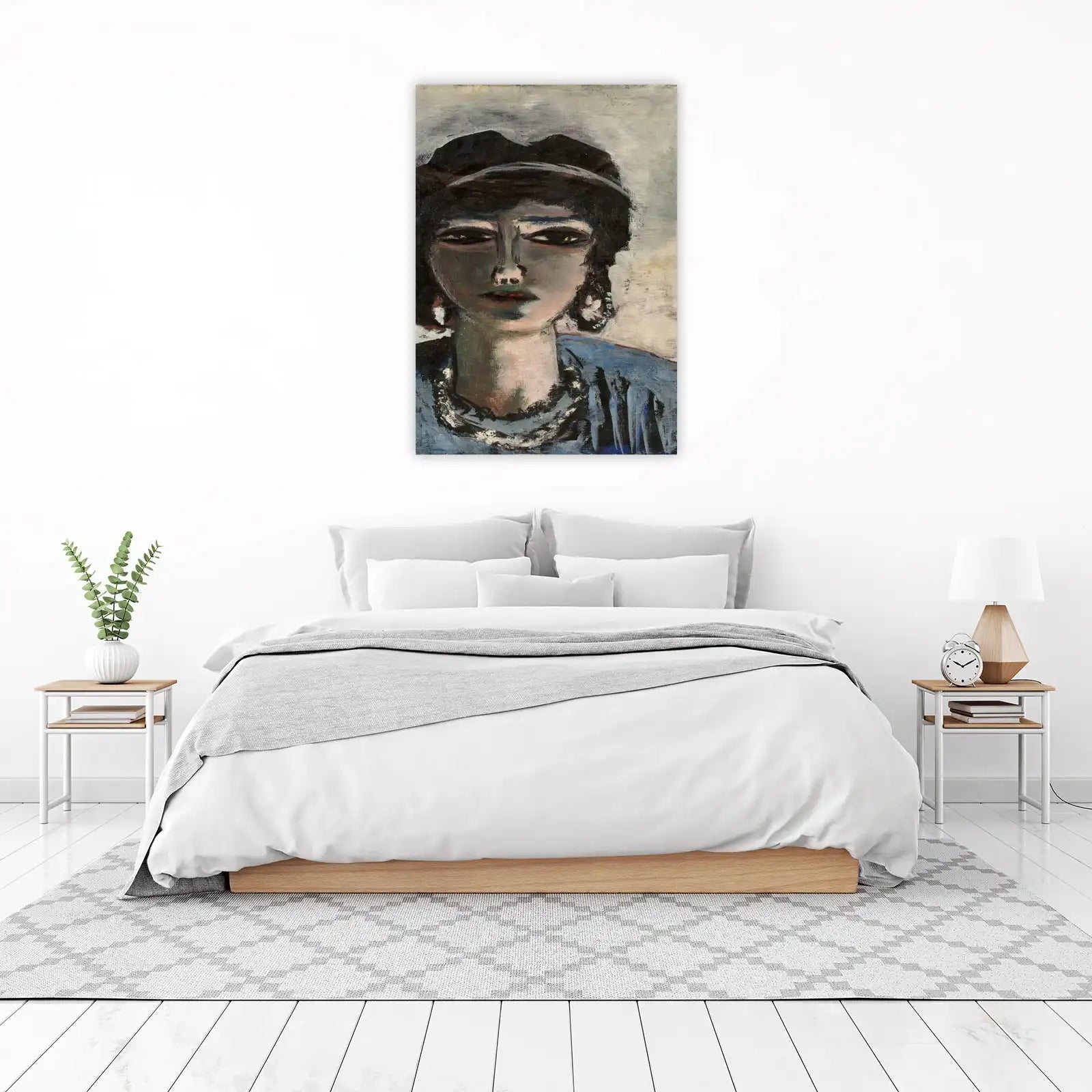 Enigmatic Portrait Abstract Face Wall Art Wall Art