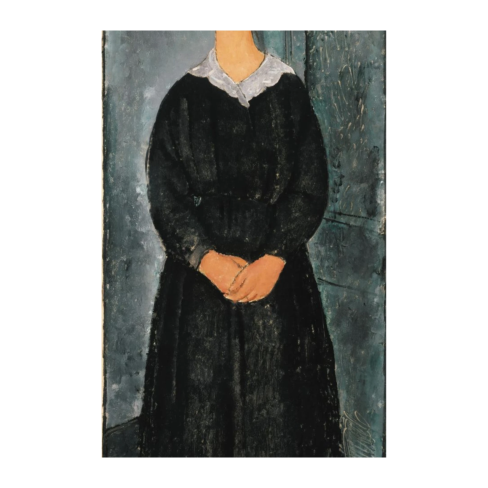 Modigliani "Young Girl in Black" Wall Art