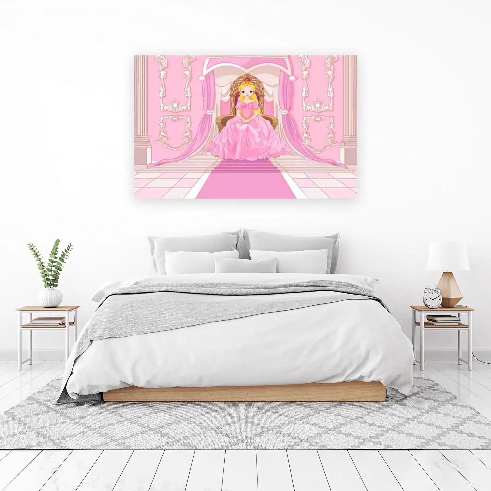 Enchanting Princess Throne Room Wall Art