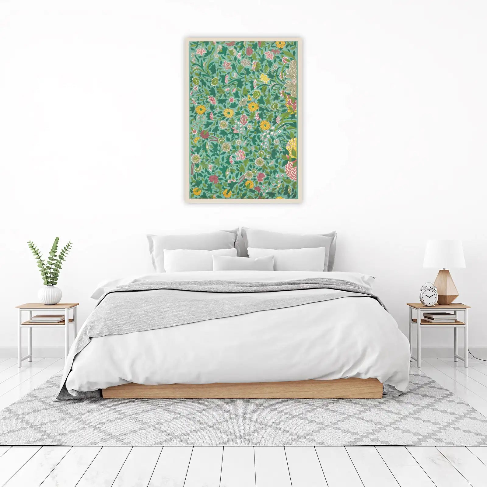 Vintage Floral Bloom Wall Art