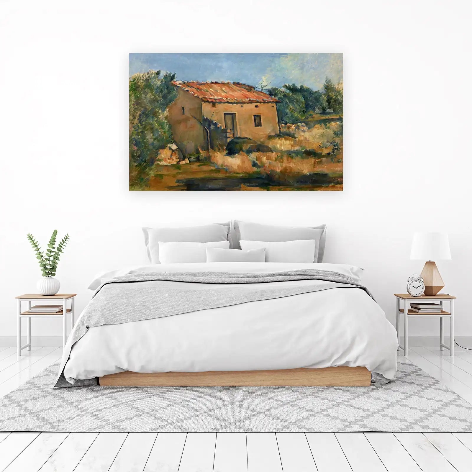 Rustic Tuscan Villa Landscape Wall Art
