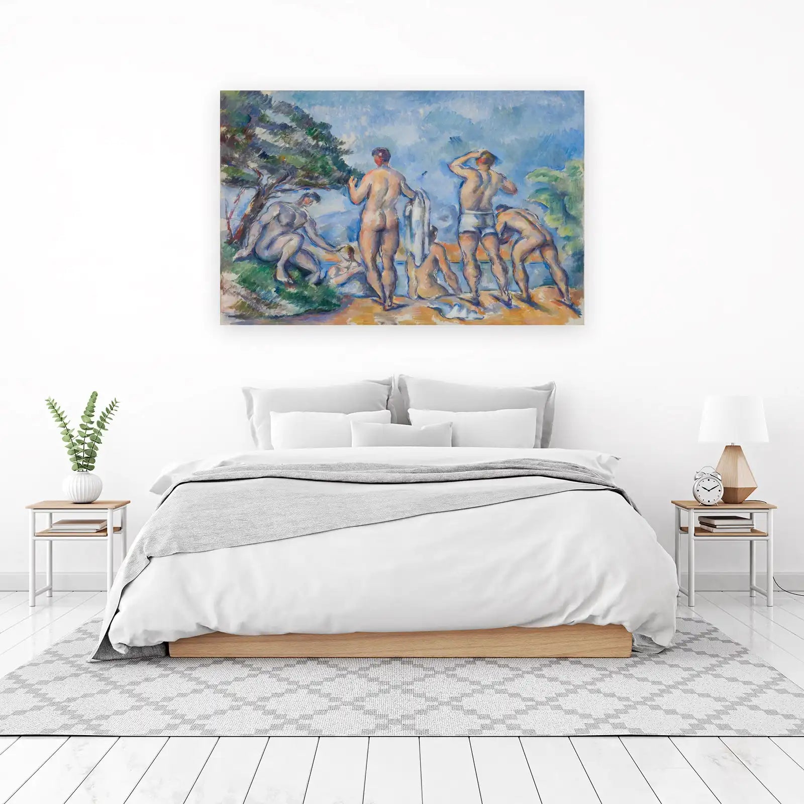 Bathers Art Nouveau Wall Art