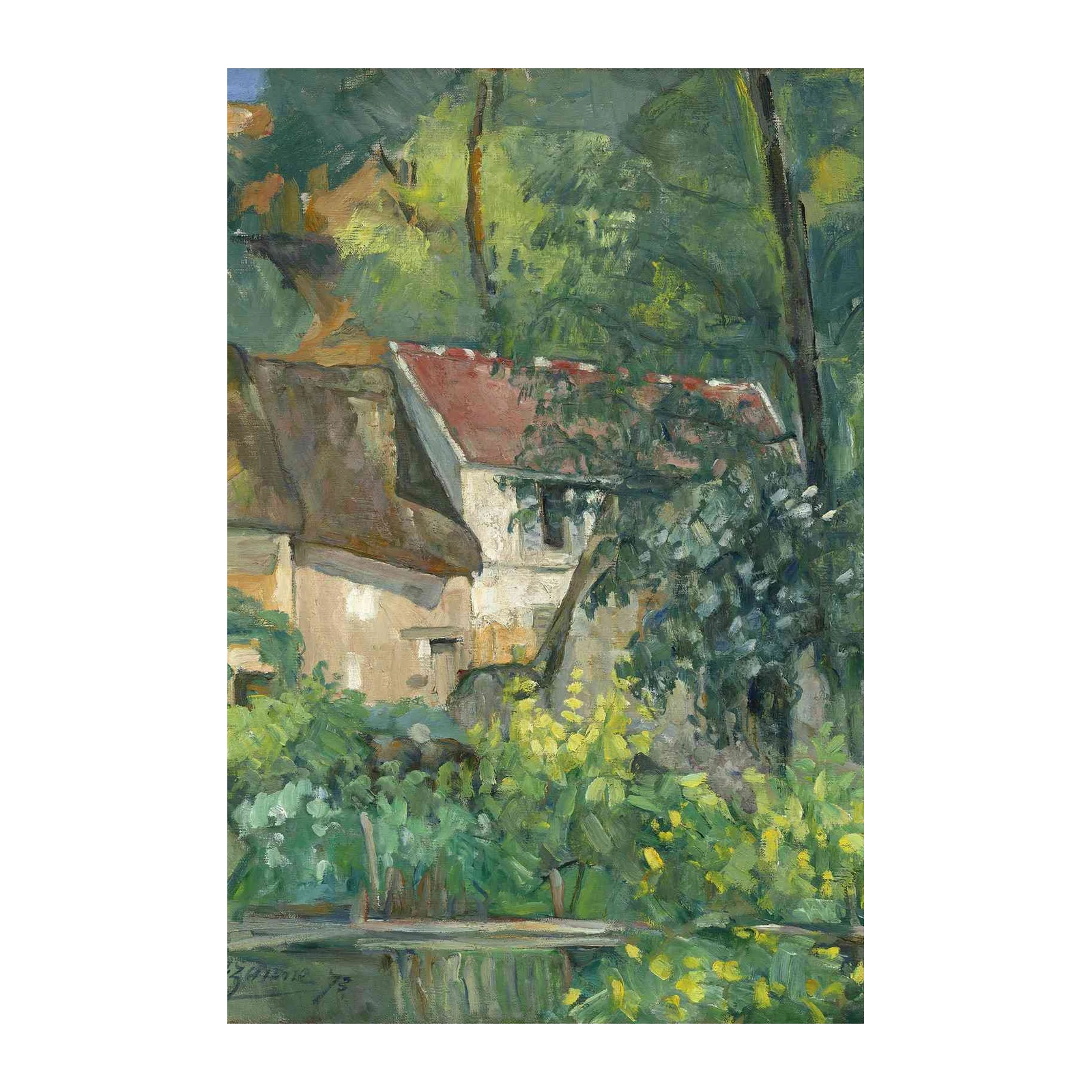 Serene Countryside Landscape Wall Art