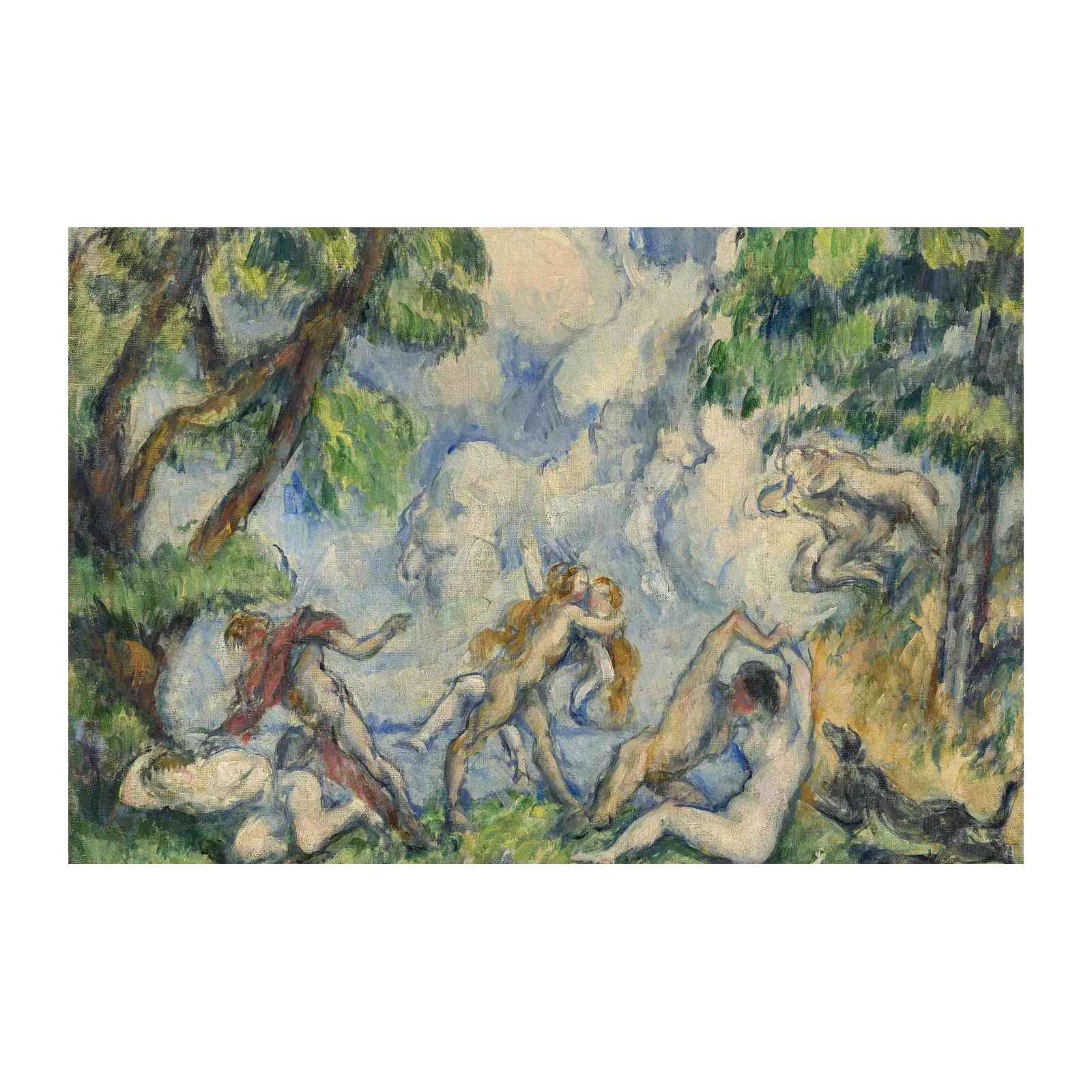 Bathers in Nature Impressionist Wall Art