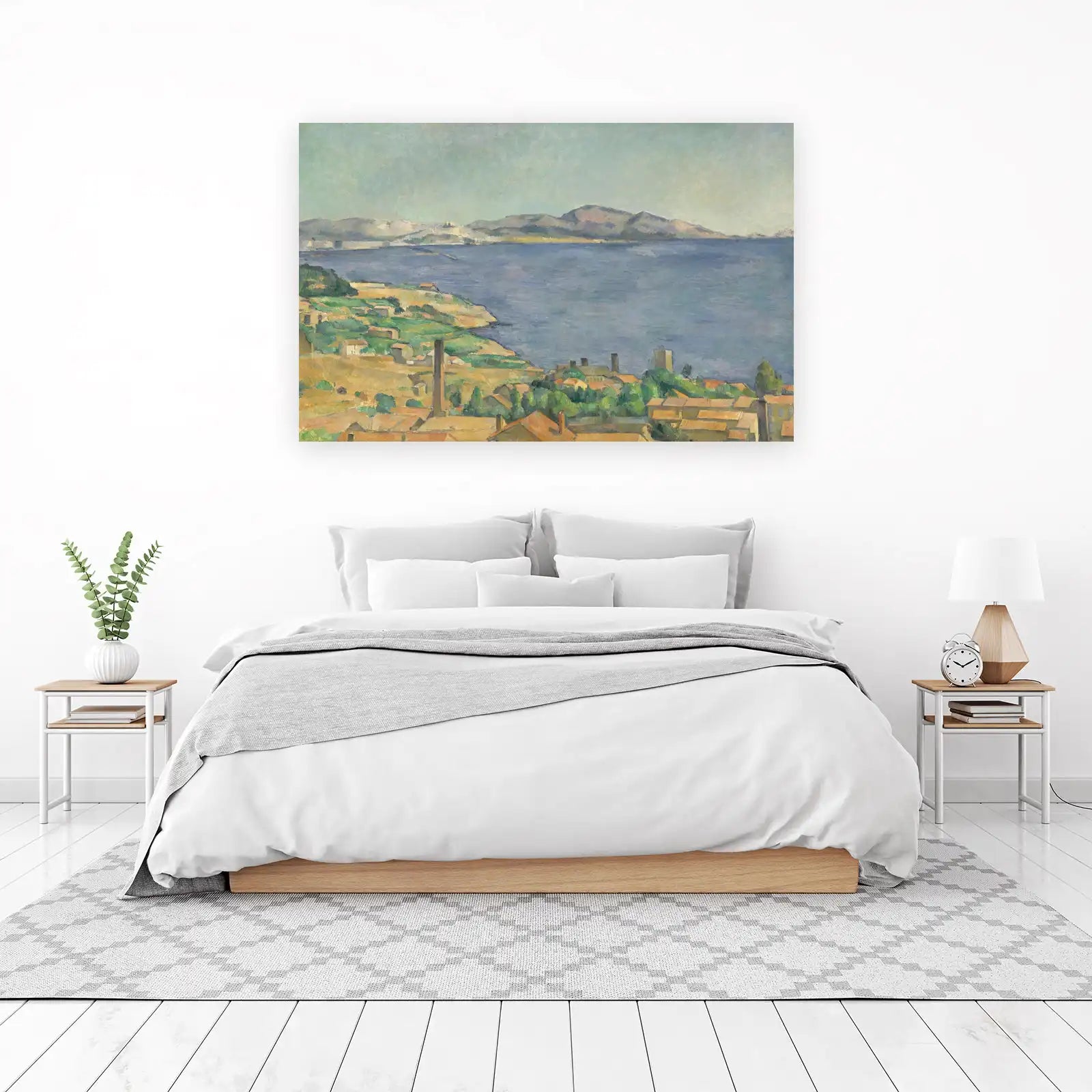 Serene Sea View Provence Landscape Wall Art