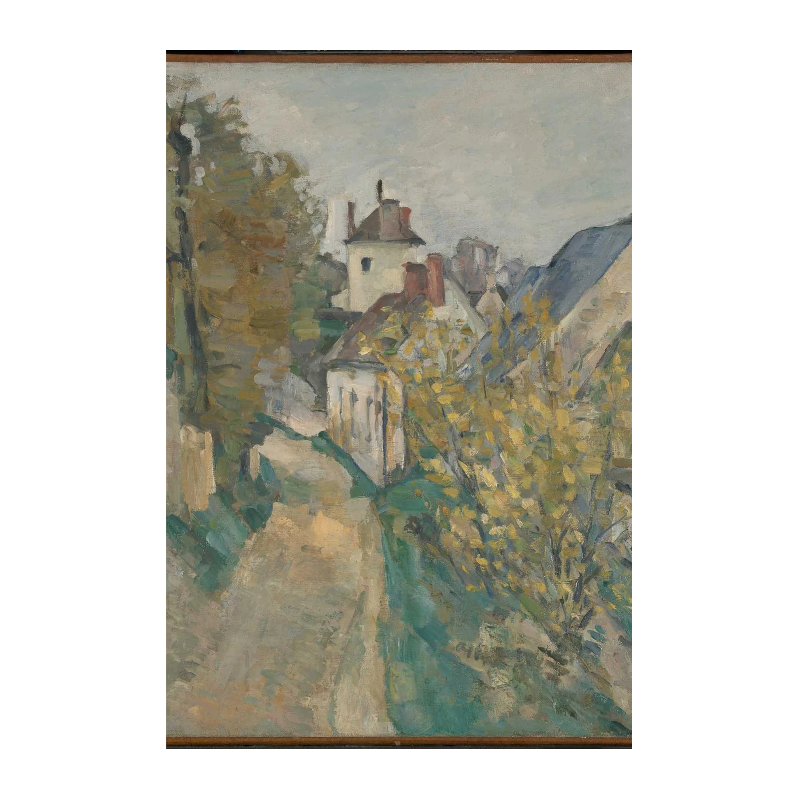 Impressionist Village Landscape Wall Art