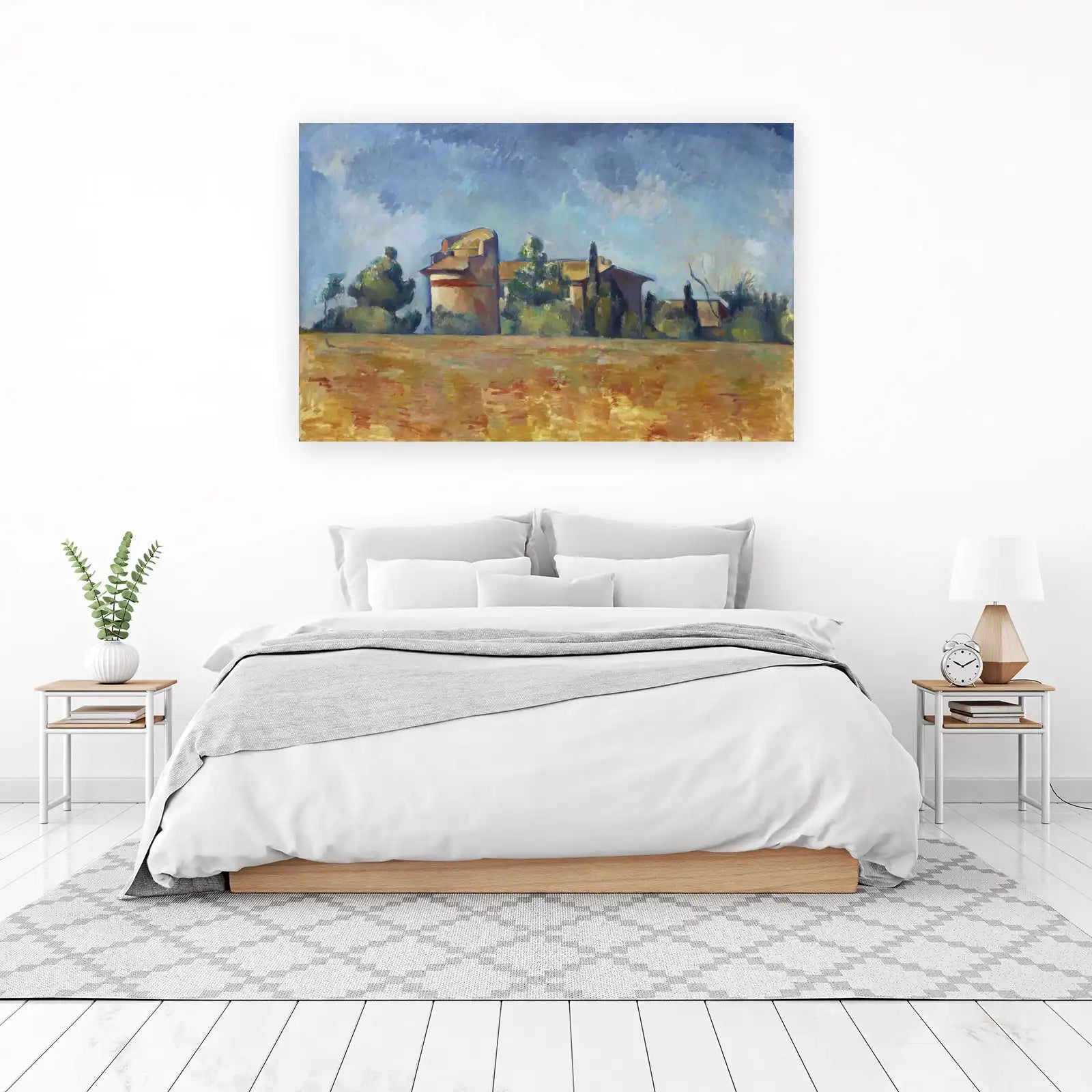 Impressionist French Villa Landscape Wall Art