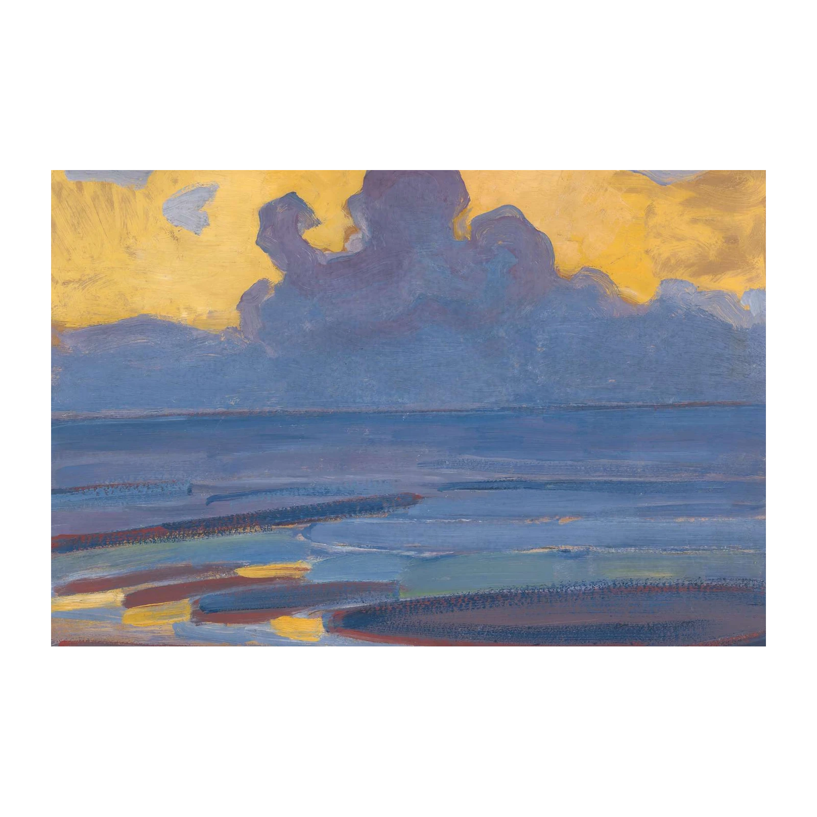 Dramatic Sky Seascape Impressionist Wall Art