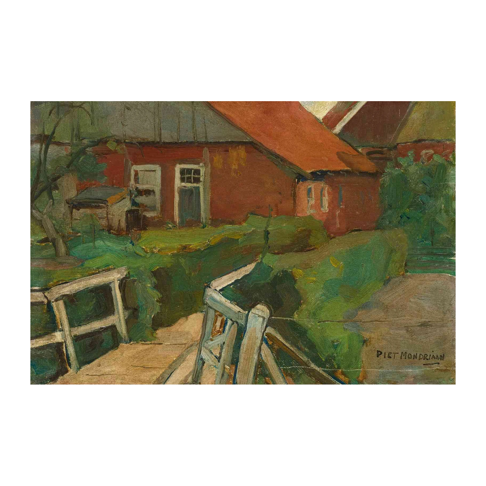 Piet Mondrian Dutch Farmhouse Wall Art
