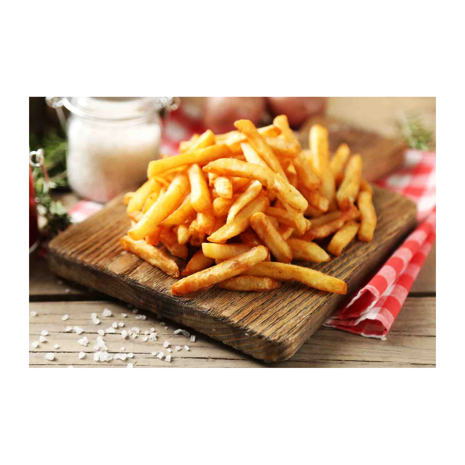 Golden Fries Appetizing Food Wall Art