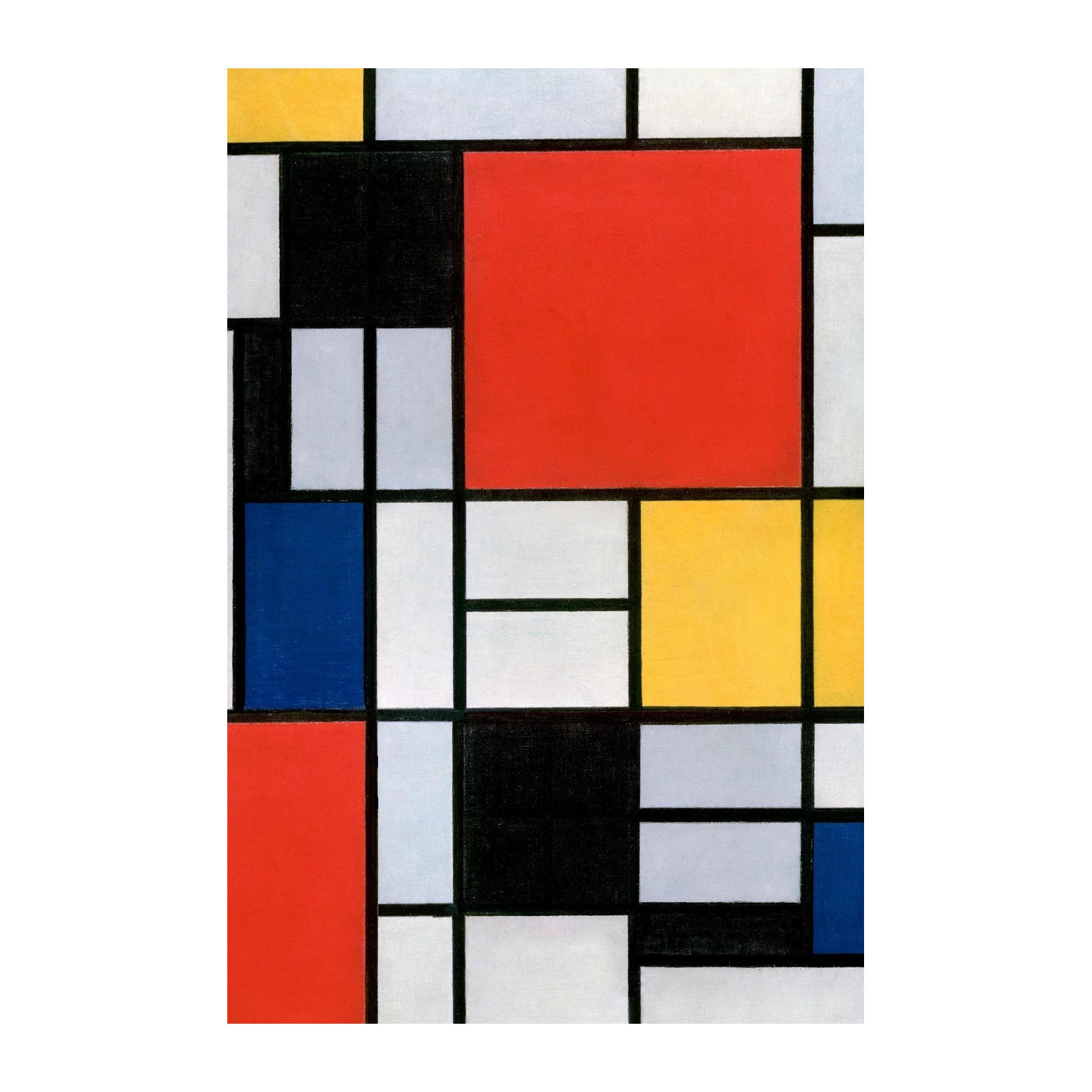 Bold Geometric Primary Colors Wall Art