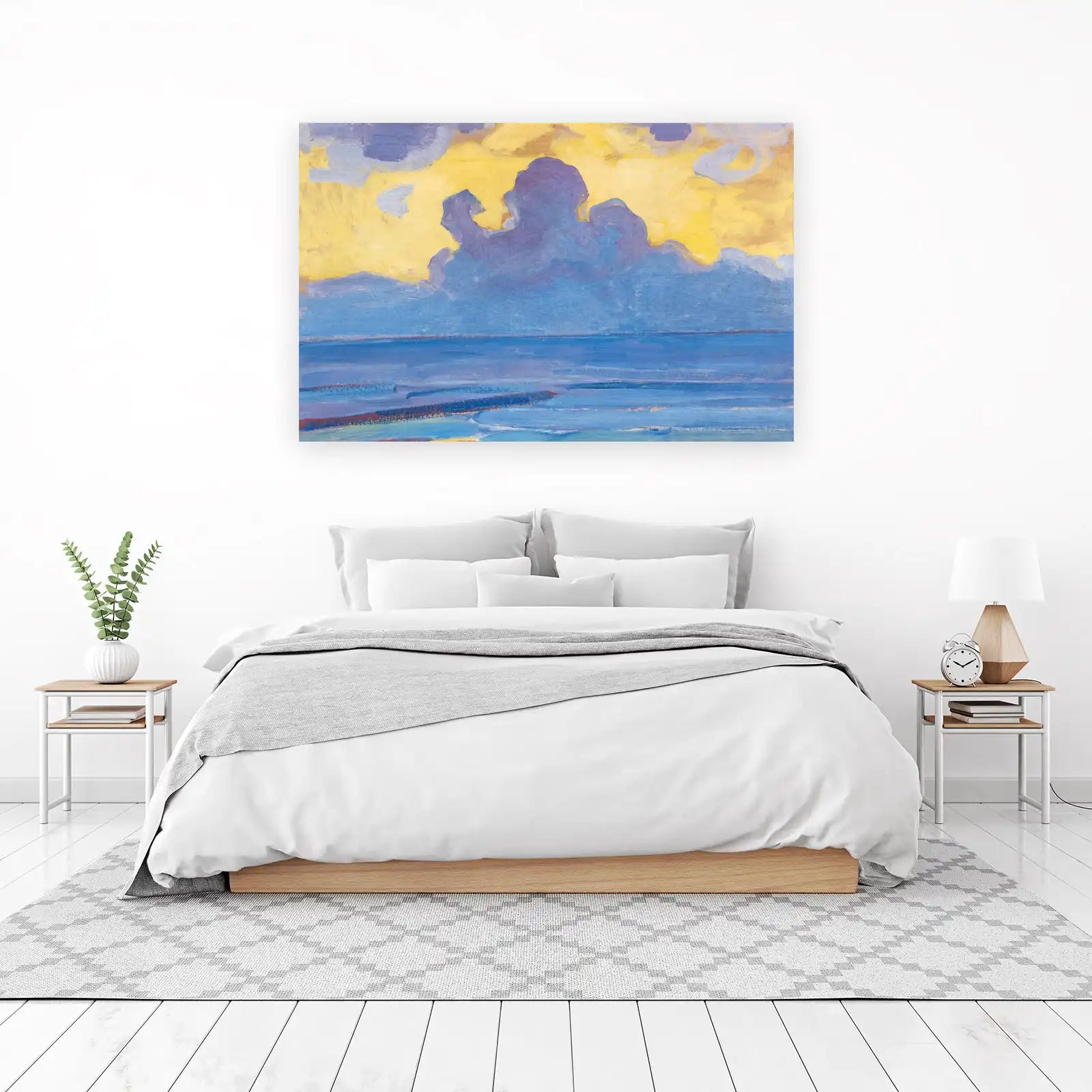 Vibrant Sky & Sea Impressionist Wall Art
