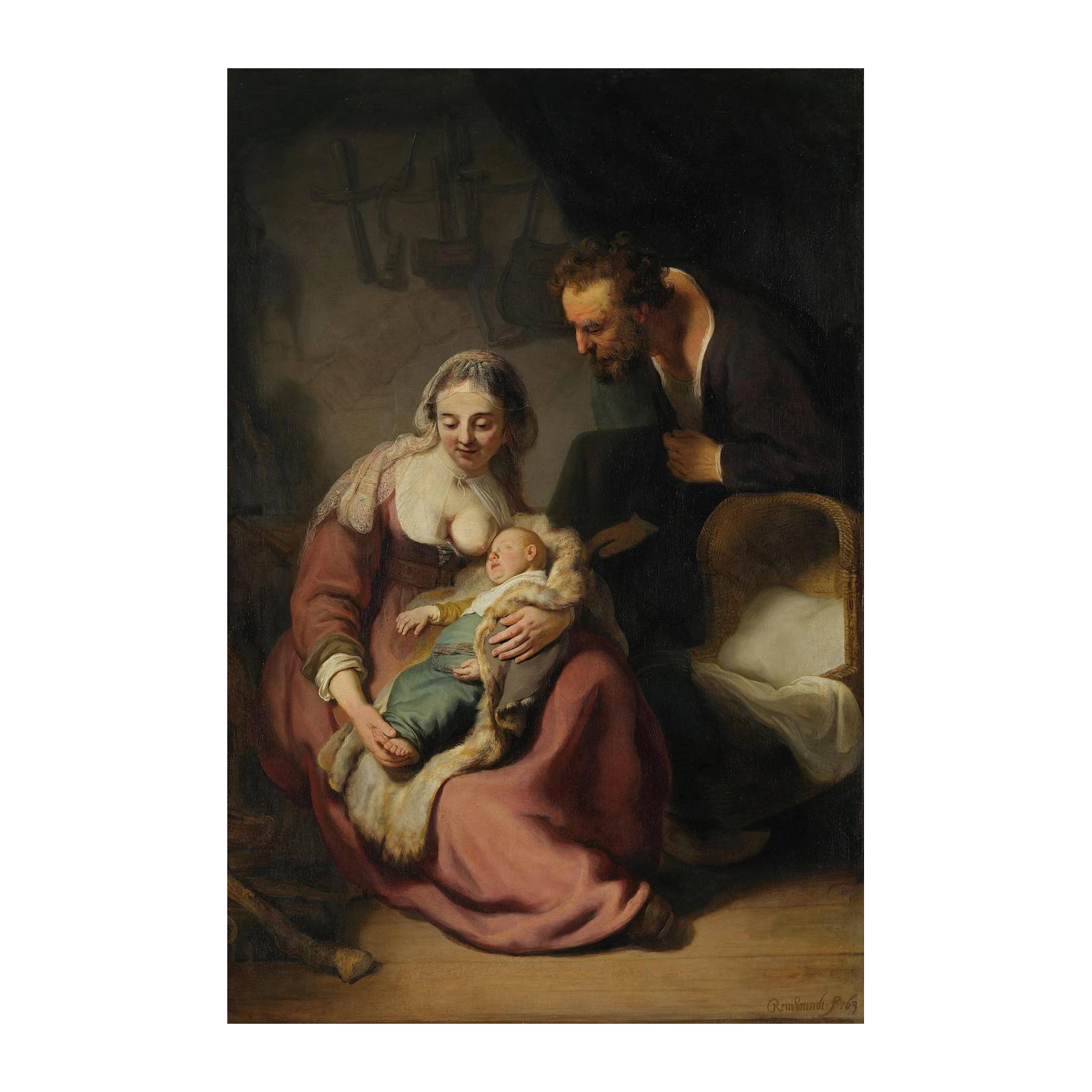 Rembrandt's Holy Family: Timeless Wall Art