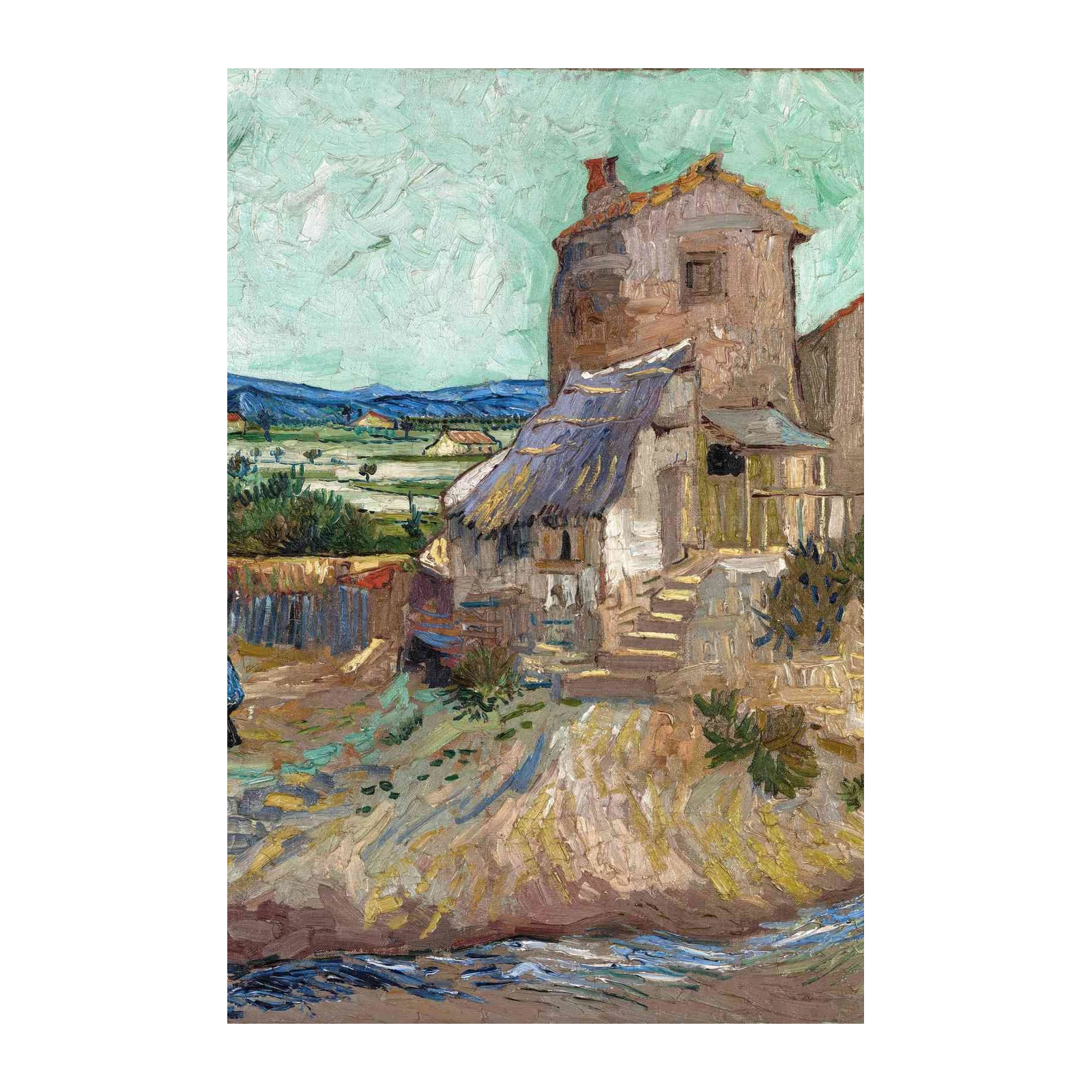 Van Gogh's Rustic Village Life Wall Art