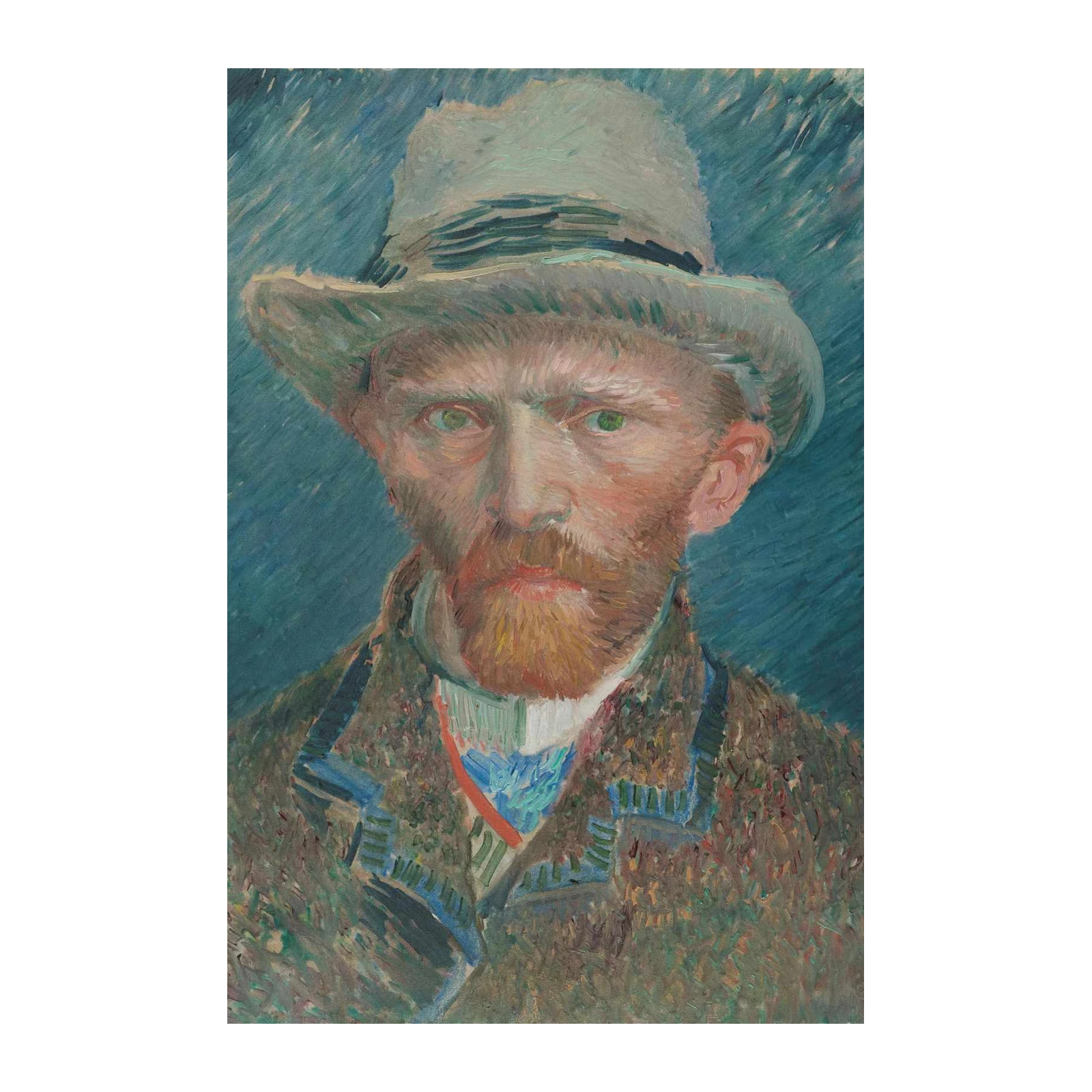 Vincent Van Gogh Self Portrait Hat Wall Art