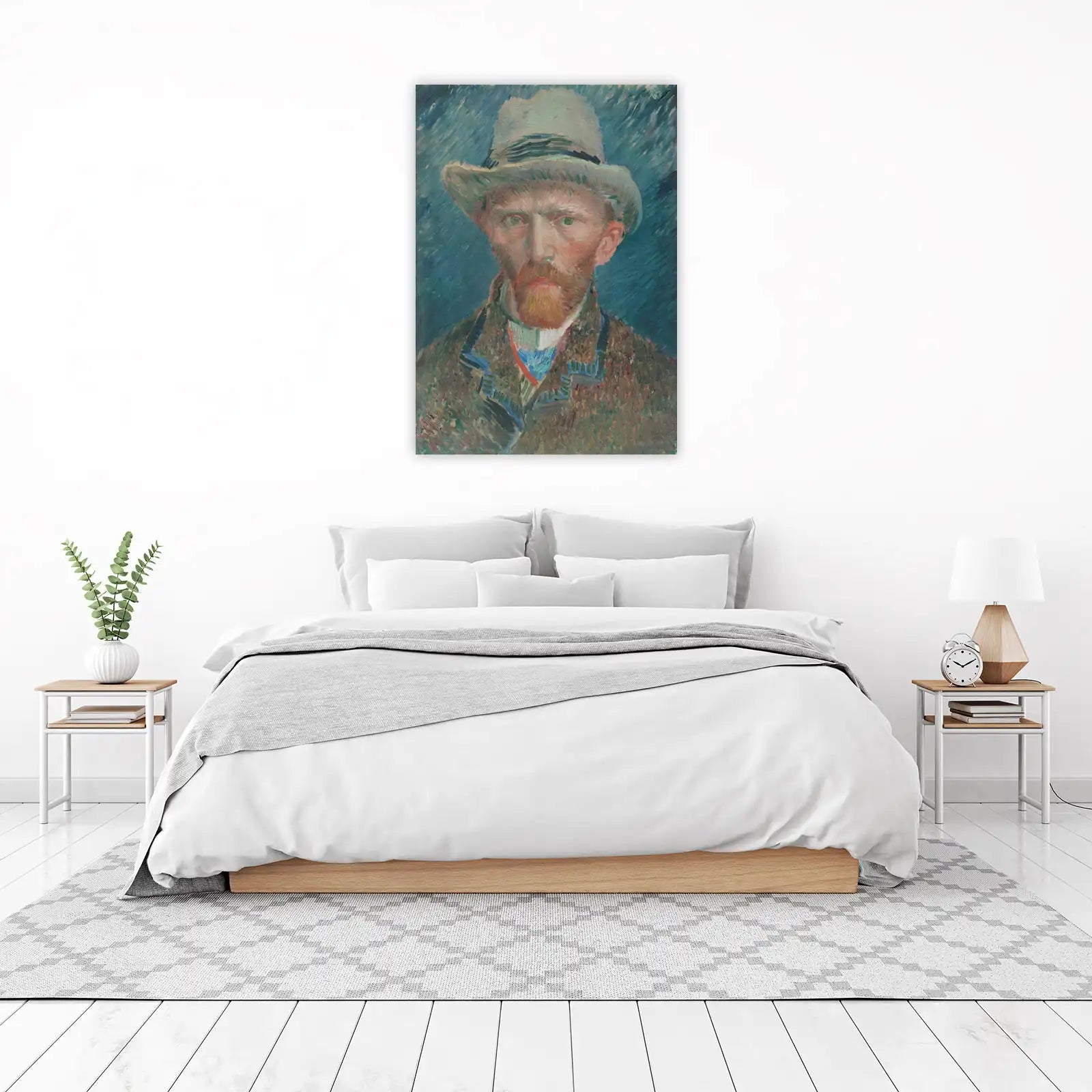 Vincent Van Gogh Self Portrait Hat Wall Art