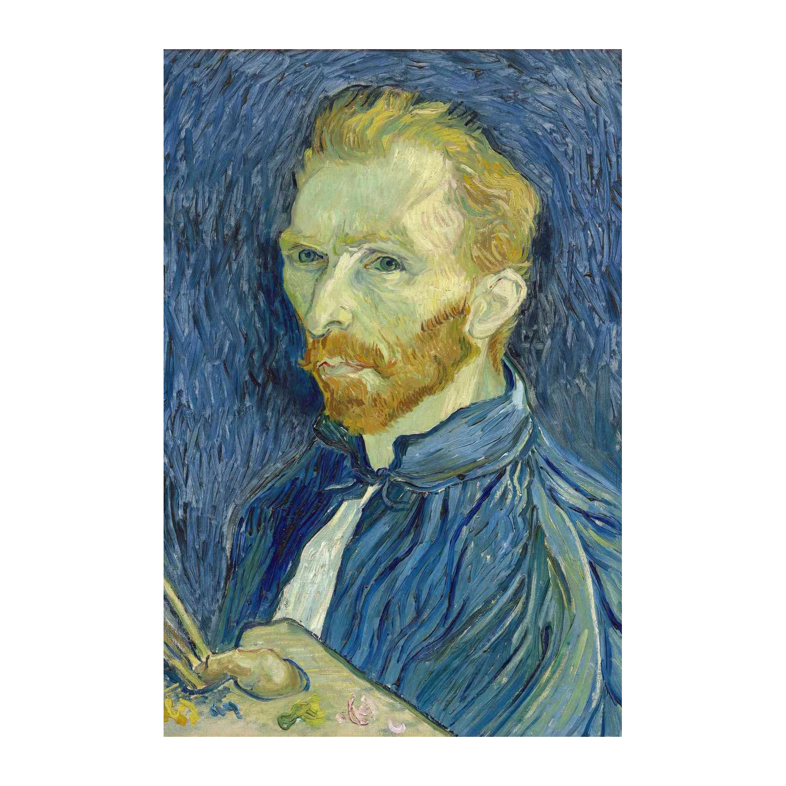 Van Gogh Self-Portrait Blue Jacket Wall Art